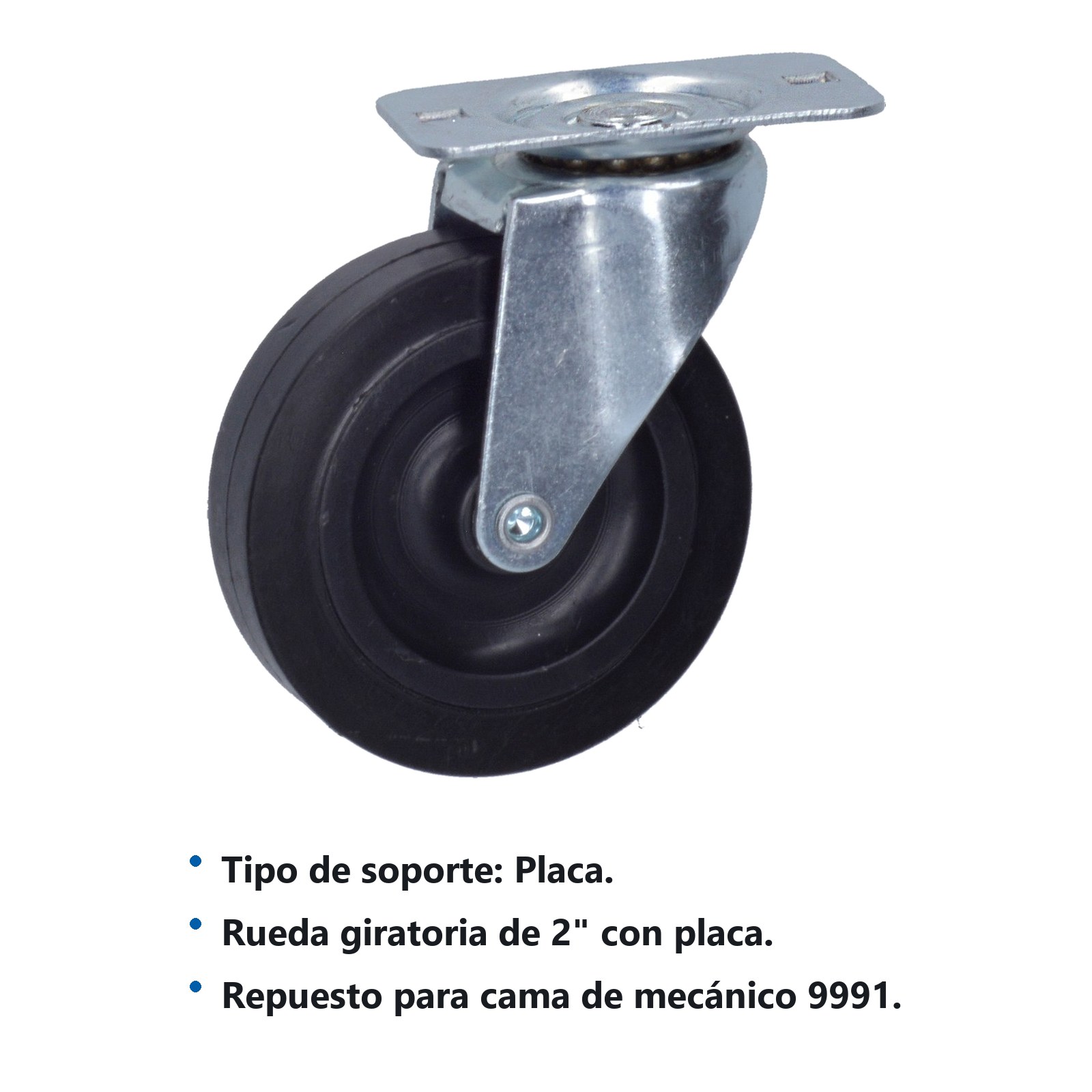 Repuestos de rueda para cama para mecánico, 9991 Urrea - Imagen 2
