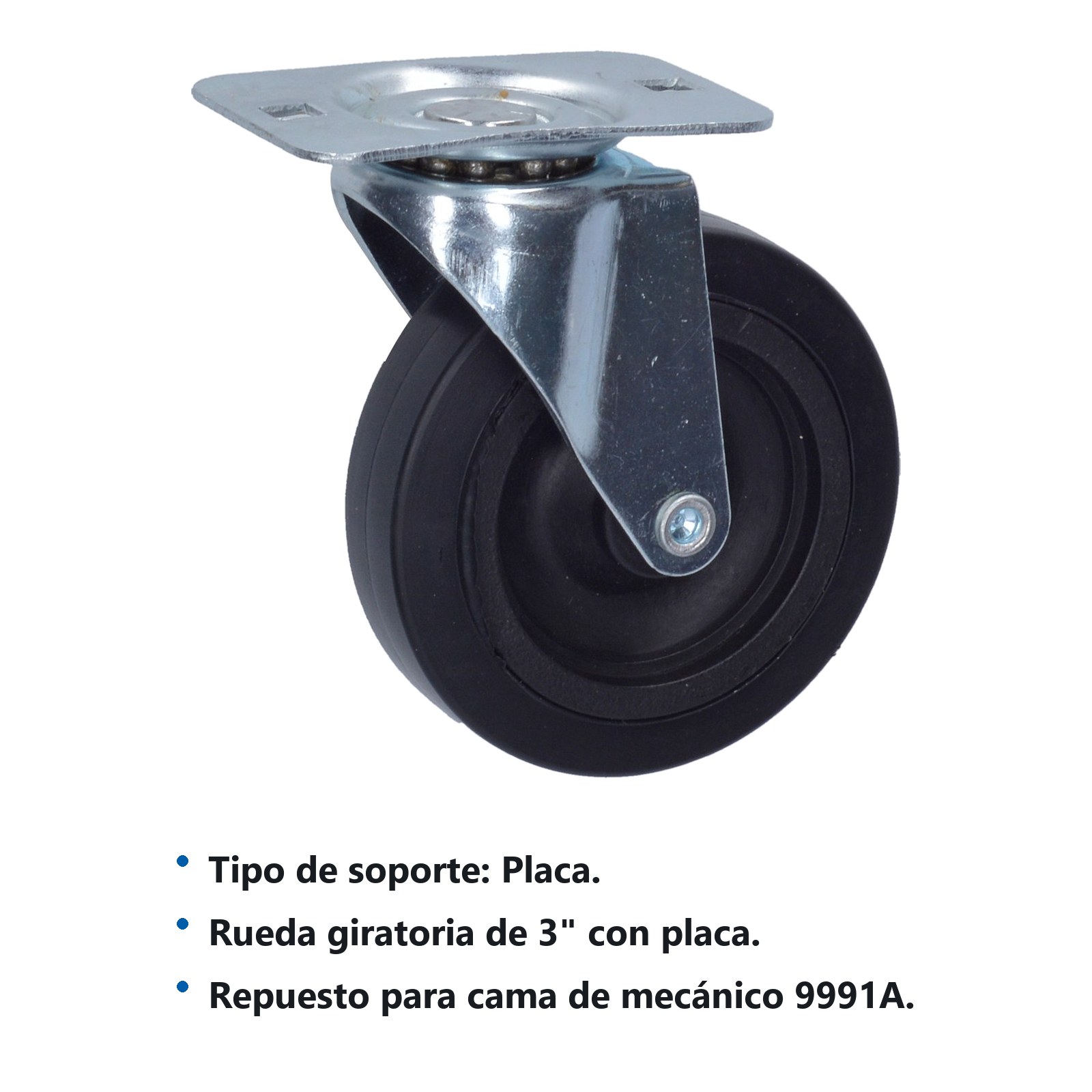 Repuestos de ruedas para cama para mecánico, 9991A Urrea - Imagen 2