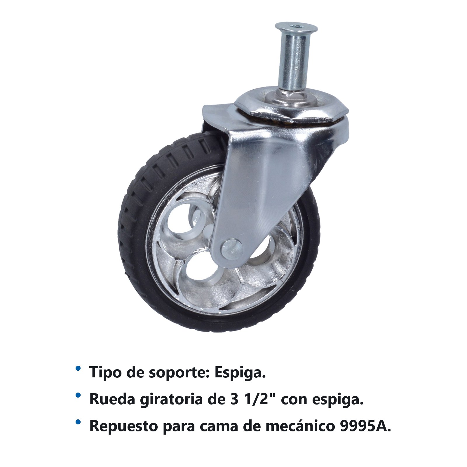 Repuestos de ruedas para cama para mecánico, 9995A Urrea - Imagen 2