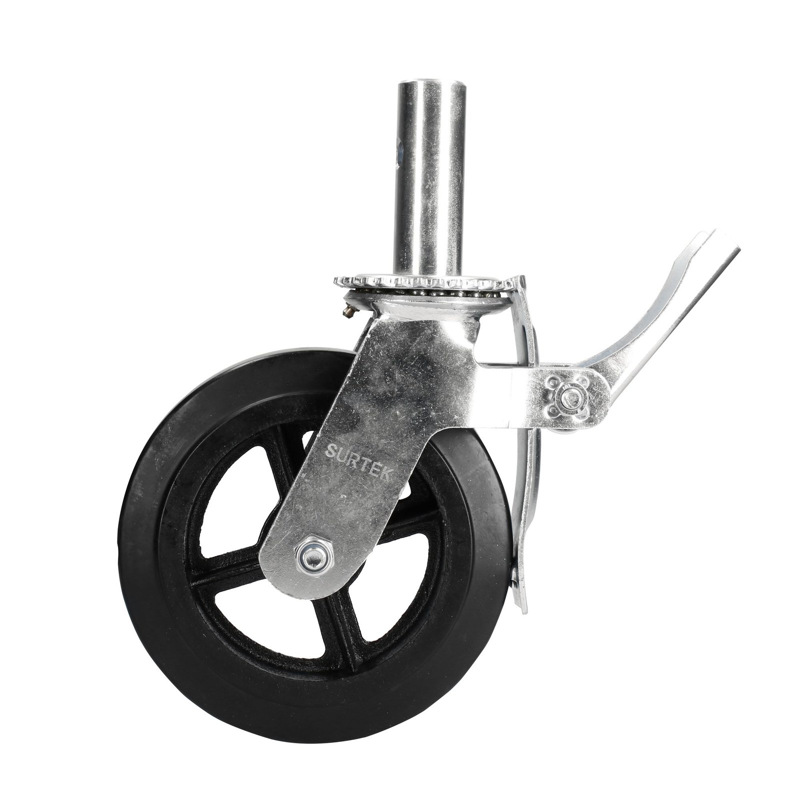 Rodaja de hule para andamio con freno 8" Surtek - Imagen 3