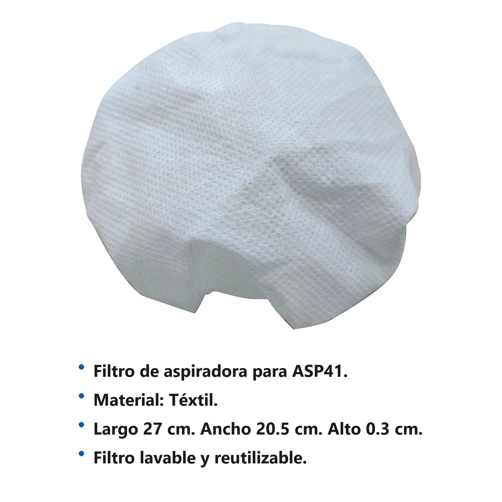Filtro de tela para aspiradora ASP41 Surtek - Imagen 2