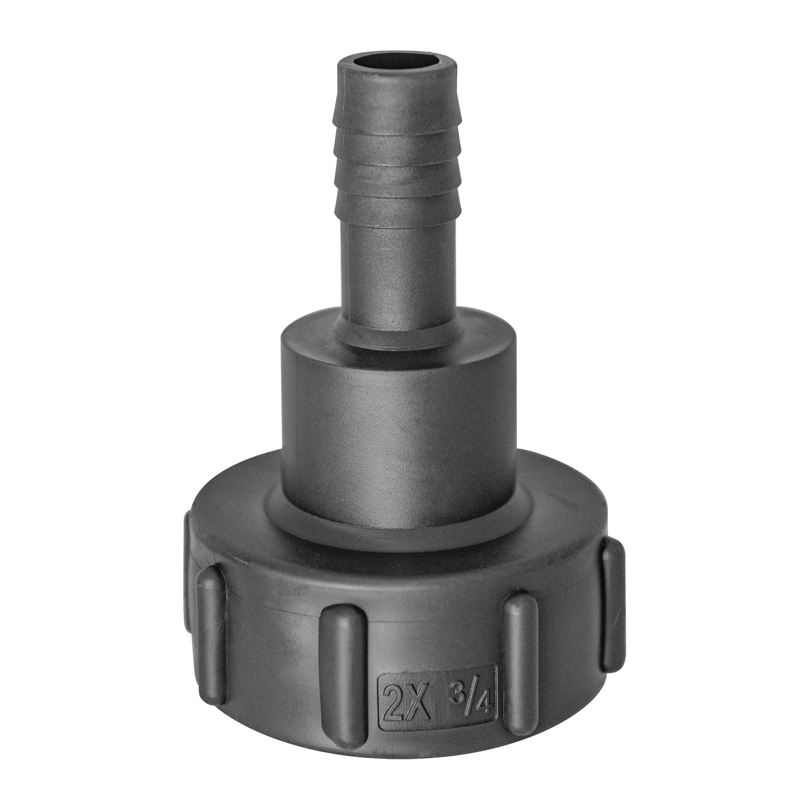 Conector Tote IBC 60 mm Espiga 3/4" Gruesa - Paquete 2 Piezas