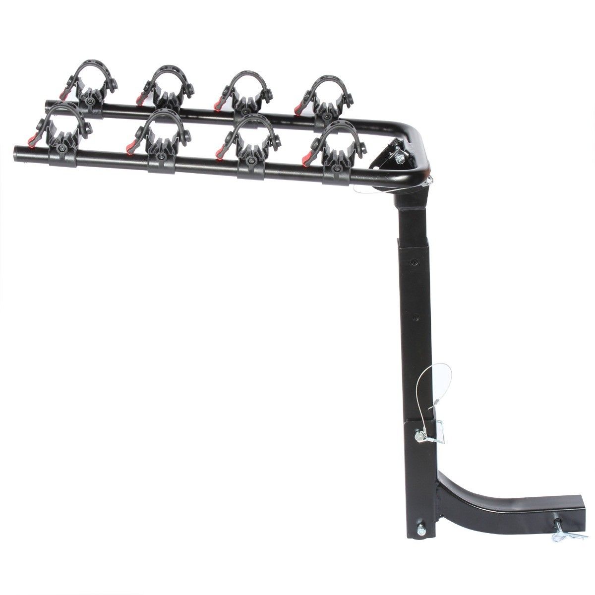 MIKELS RBMT-04 Rack para 4 bicicletas, montaje en tirón (2") - Imagen 2
