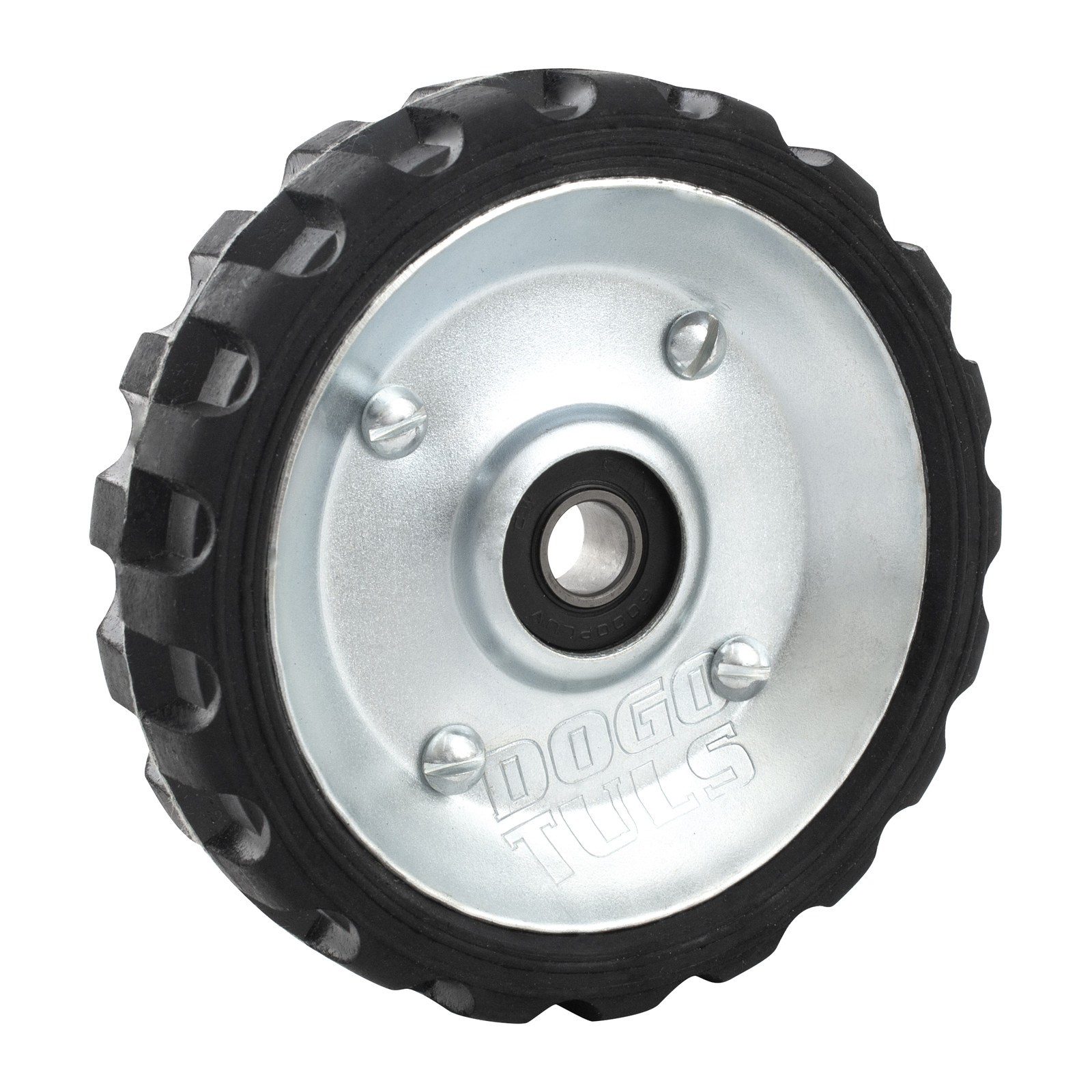 RUEDA DIABLO 4" UN BALERO FLECHA3/8 DOGO