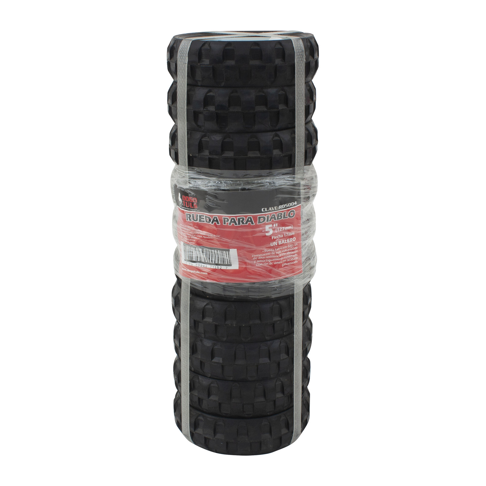 RUEDA DIABLO 5" UN BALERO FLECHA5/8 DOGO - Imagen 4