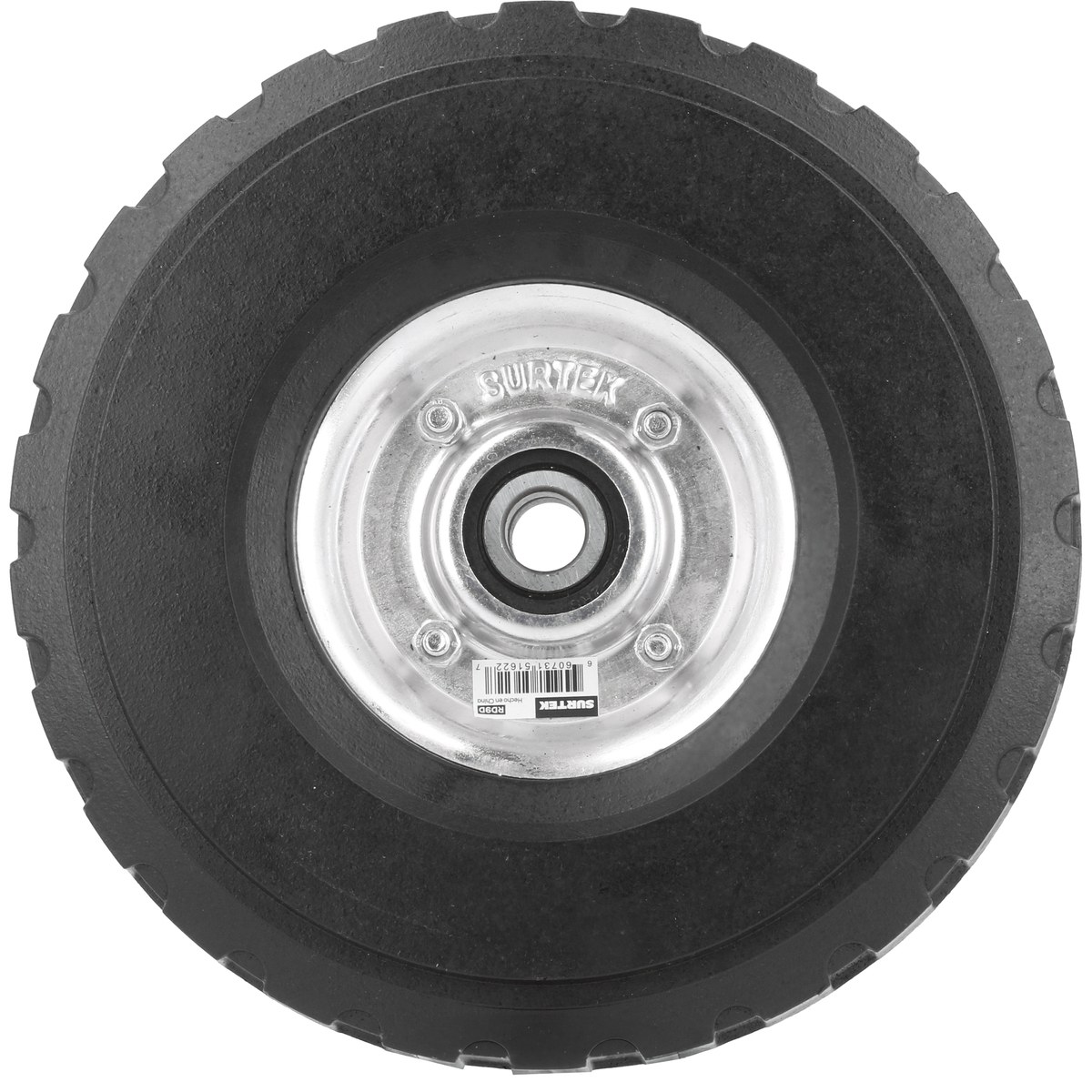 Rueda sólida para diablo con balero doble 140 kg, 9" Surtek - Imagen 2