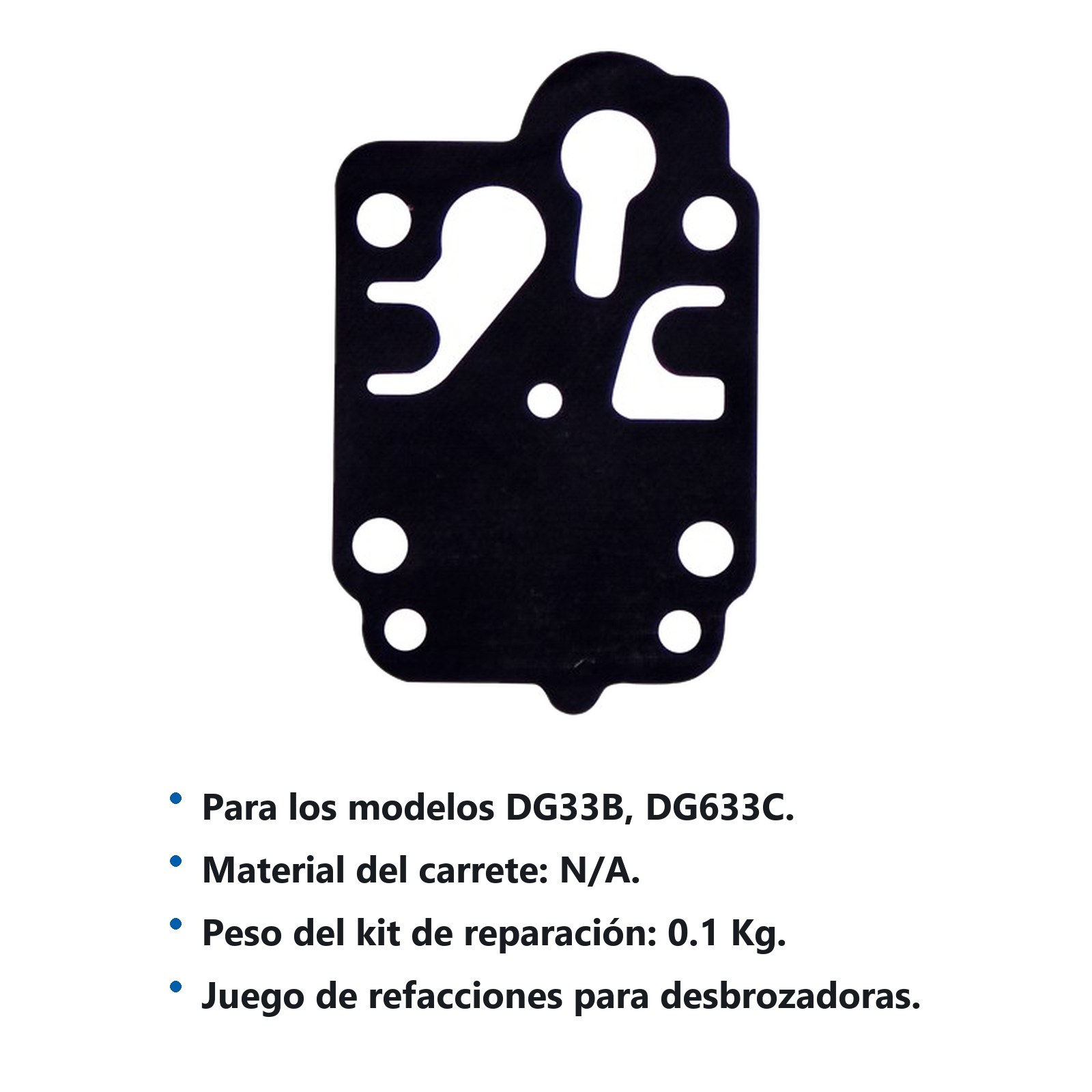 Juego de refacción para desbrozadora DG633B, DG633C, 7 piezas Surtek - Imagen 2