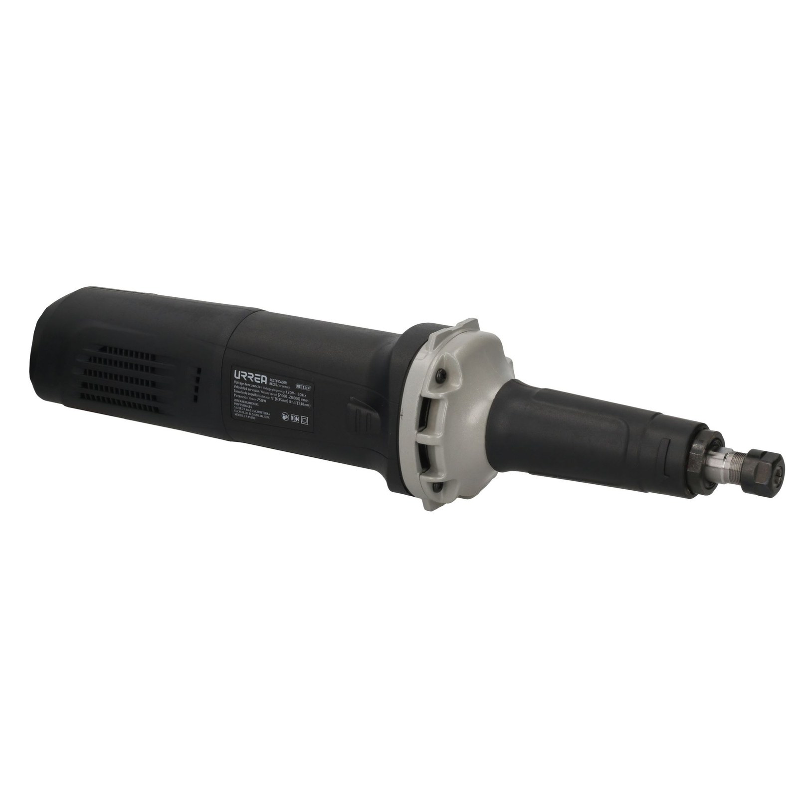 Rectificador recto 1/8" y  1/4" 750 W 120 V, 7000 - 28,000 RPM Urrea - Imagen 2