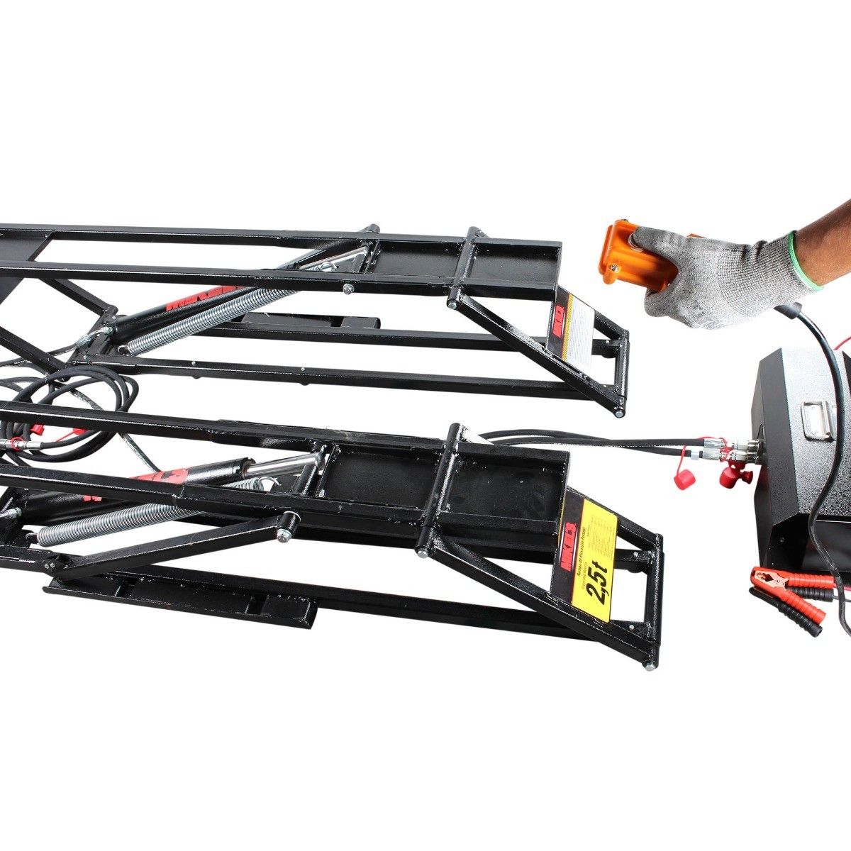 MIKELS REP-2500 Rampa elevadora portátil (2,500 kgs) - Imagen 2
