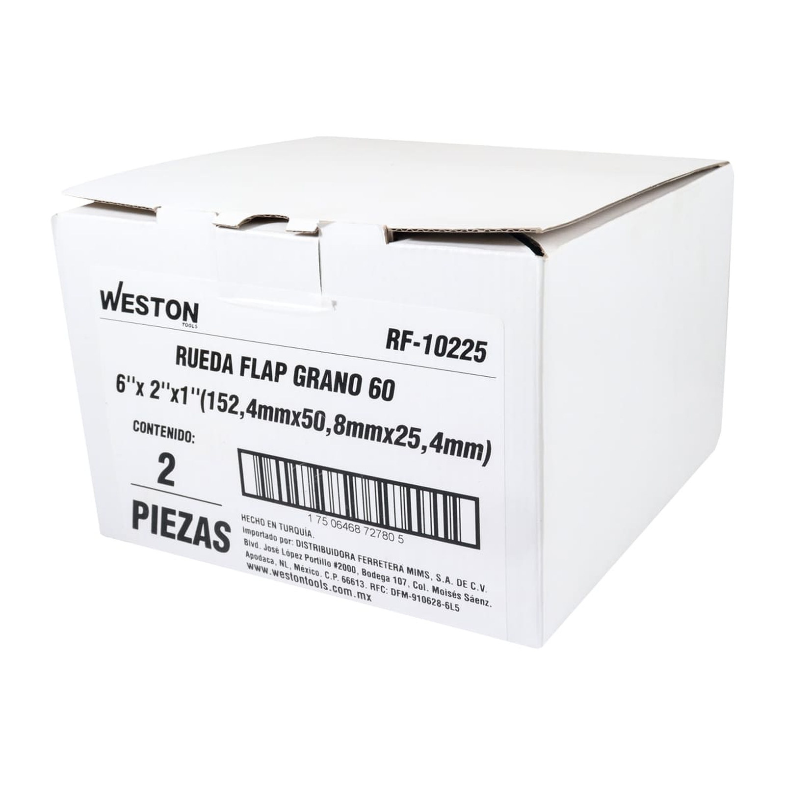 RUEDA FLAP AO 6" x 1" x 1" G80 - Imagen 2