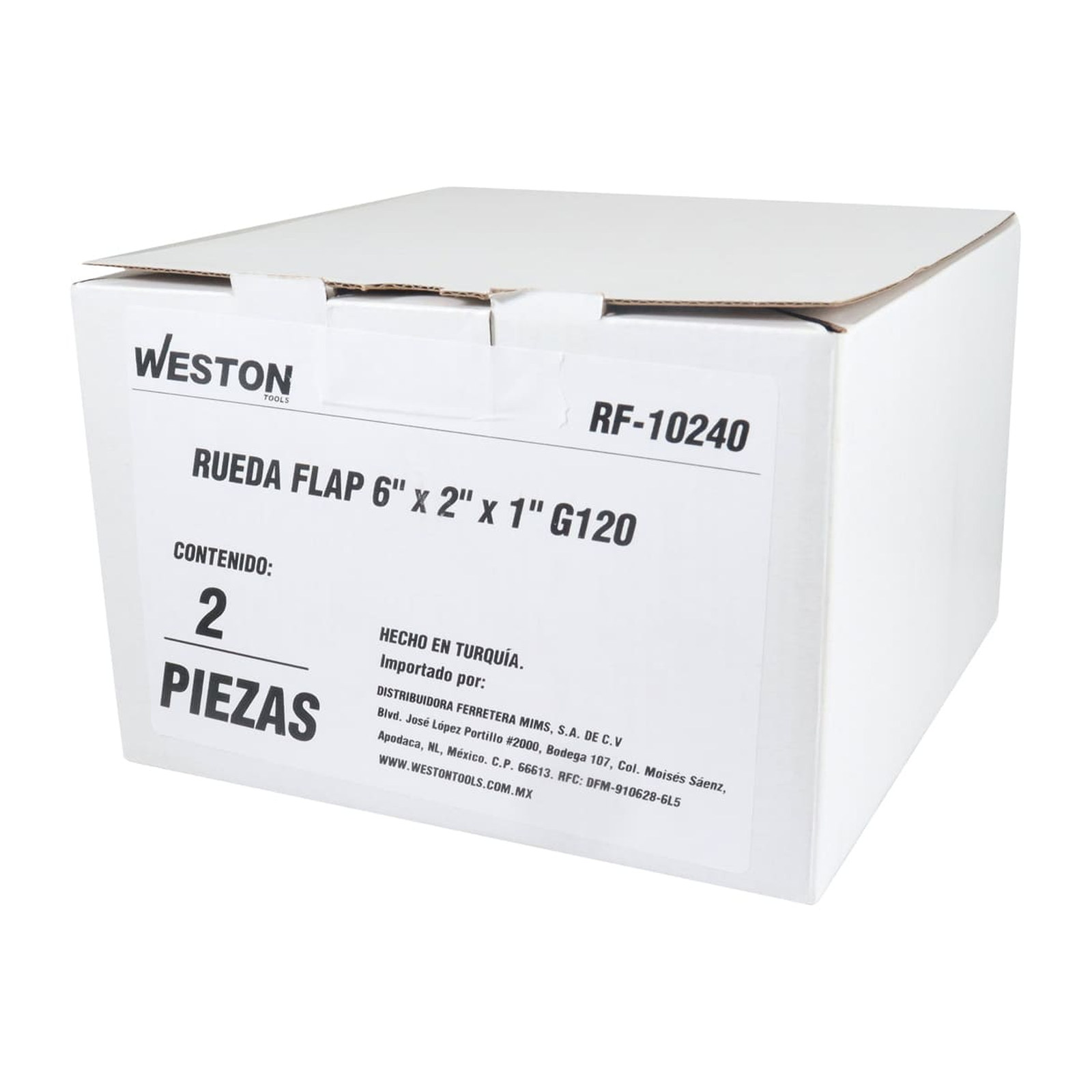 RUEDA FLAP  6" x 2" x 1" G120 - Imagen 4