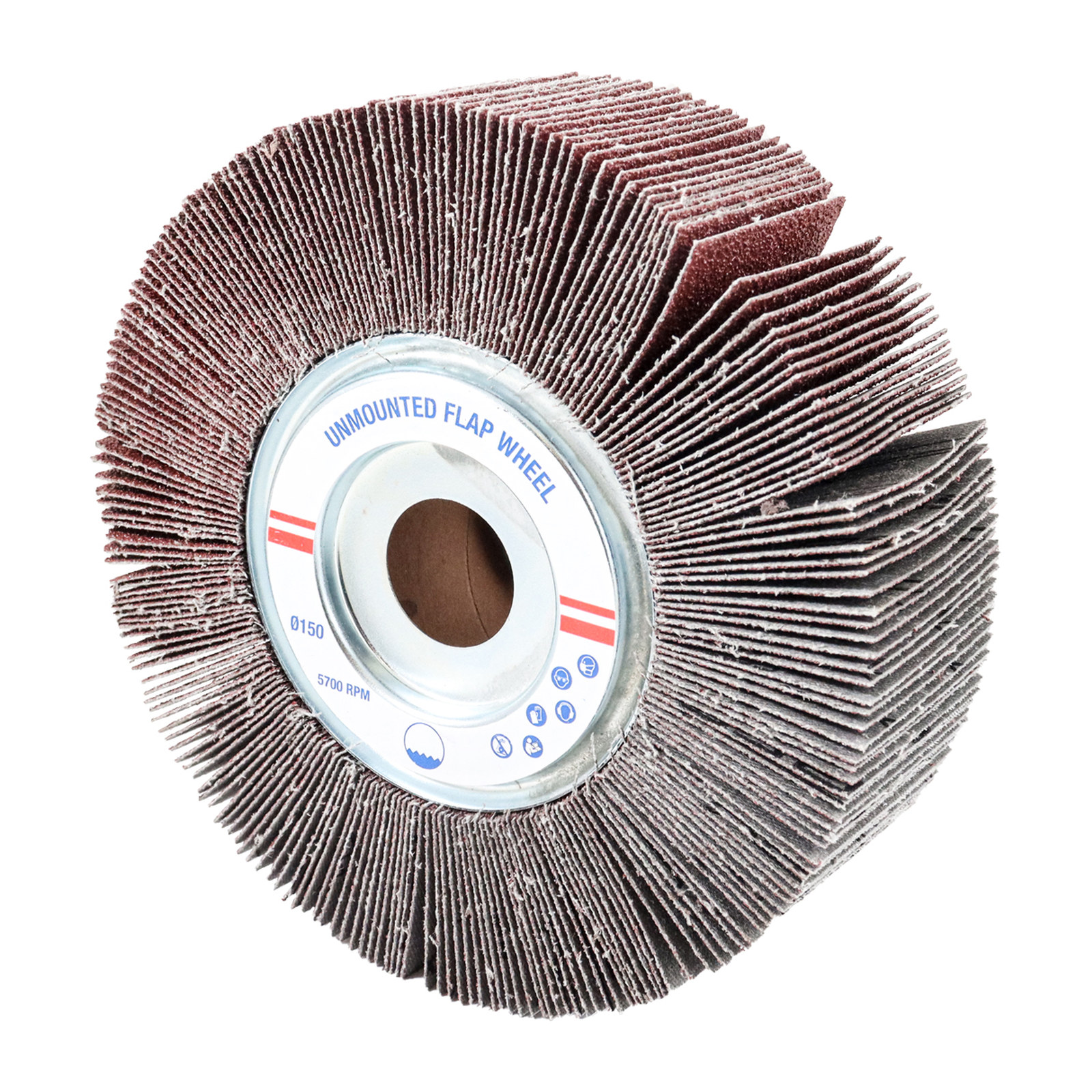RUEDA FLAP AO 8" x 2" x 1" G80