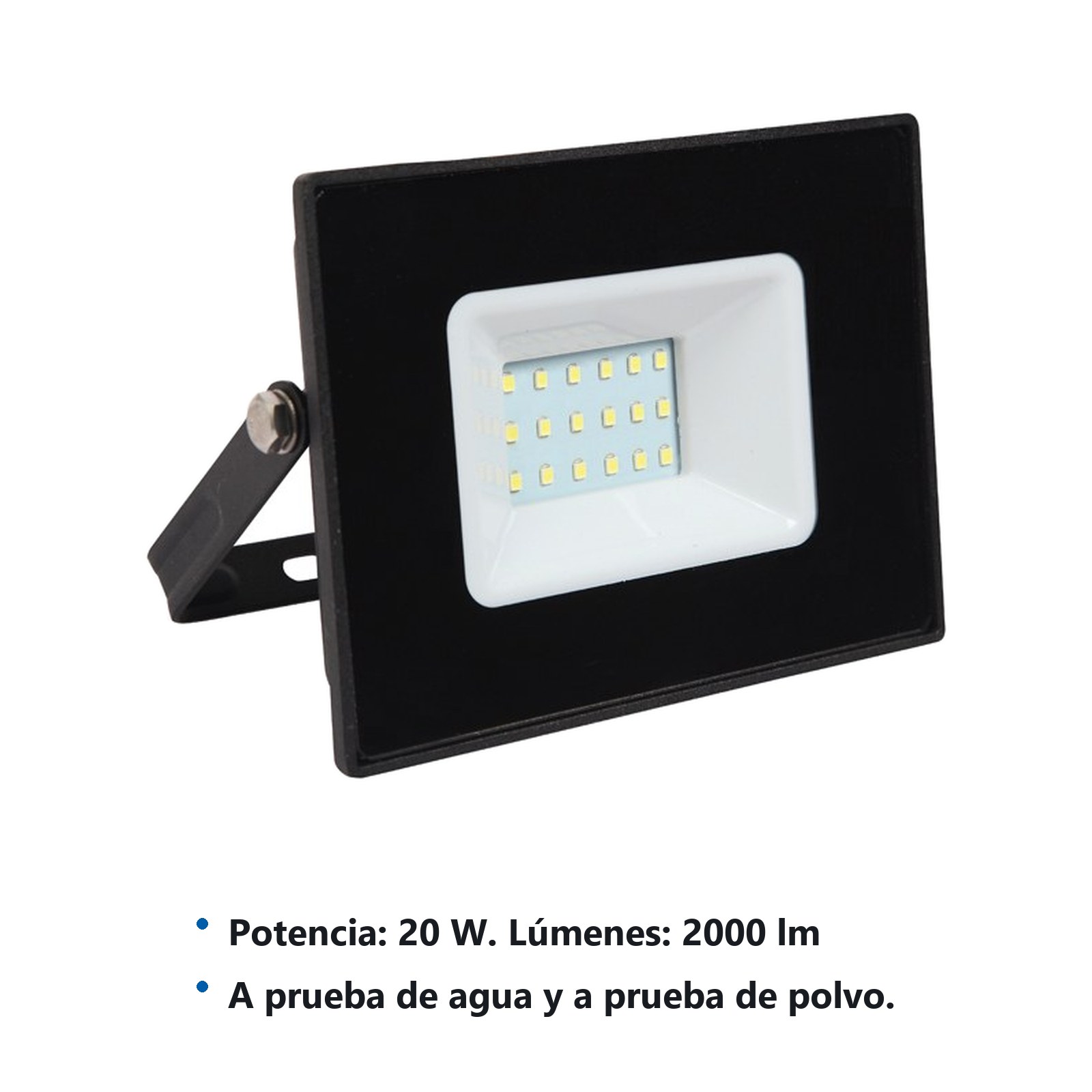 Reflector de LED SMD delgado 20 W de 2,000 lm Foy - Imagen 2