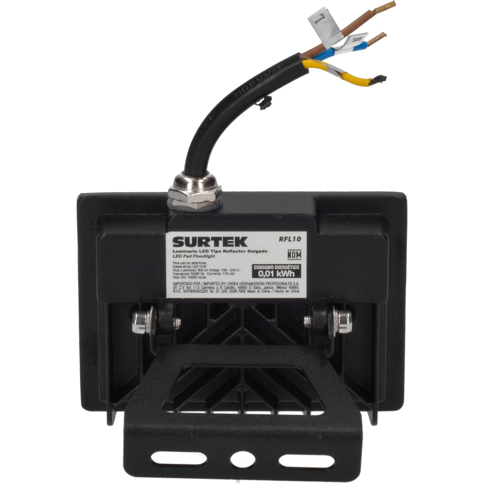 Reflector de LED SMD delgado 10 W de 800 lm Surtek - Imagen 4