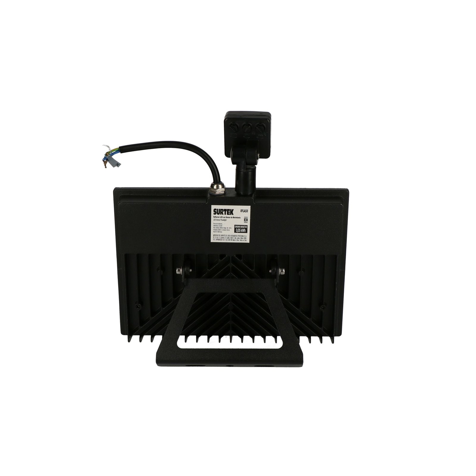 Reflector de LED SMD delgado con sensor 50 W de 4,000 lm Surtek - Imagen 4
