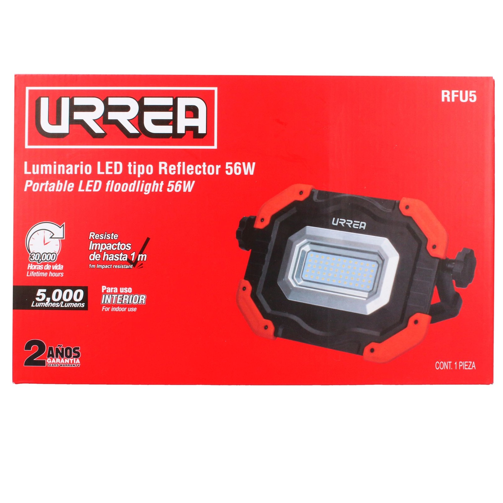 Reflector de LED SMD 56 W de 5,000 lm Urrea - Imagen 4