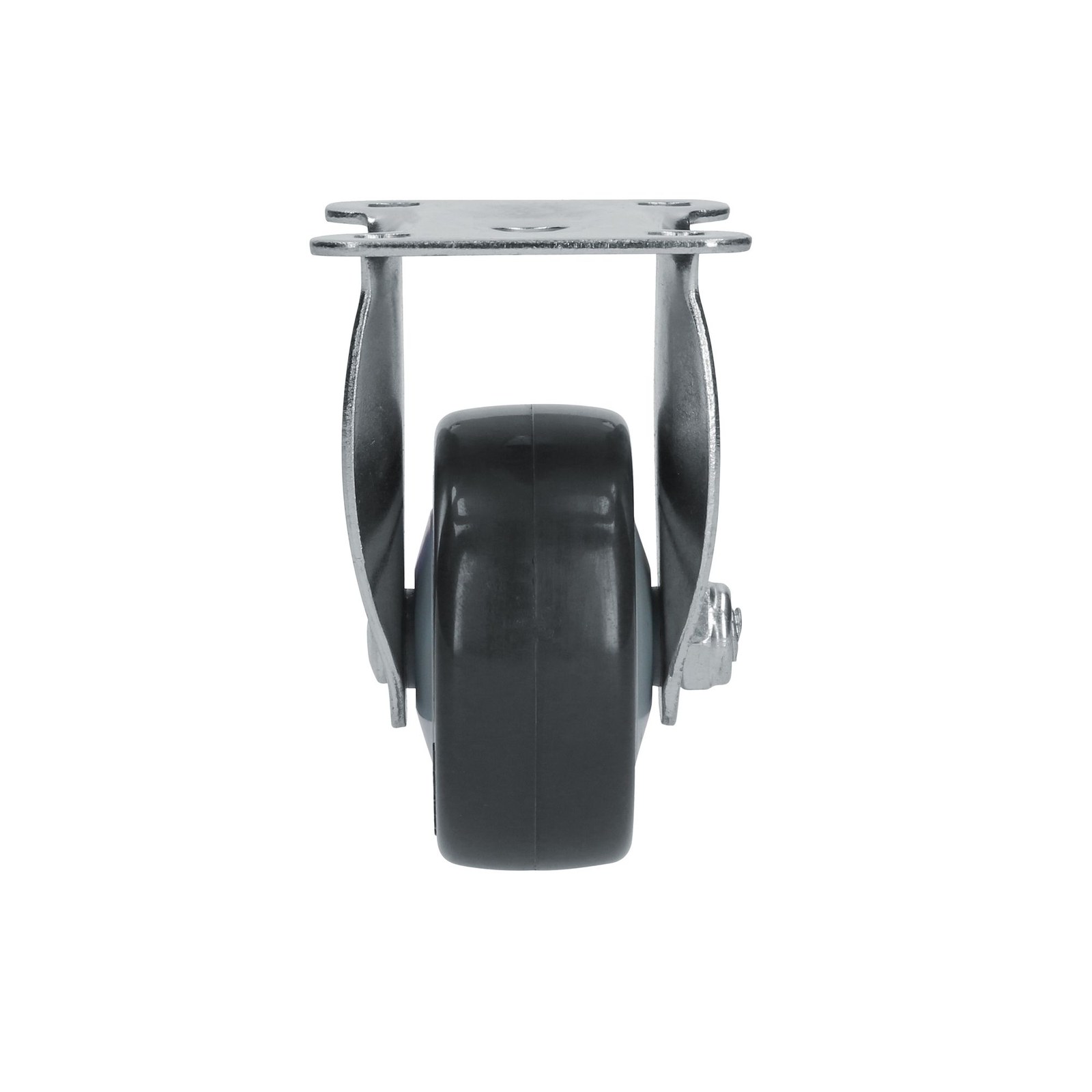 Rodaja de poliuretano negro fija 3" Surtek - Imagen 3