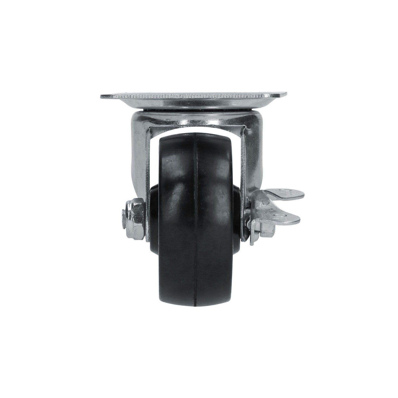 Rodaja de hule giratoria con freno 3" Surtek - Imagen 2