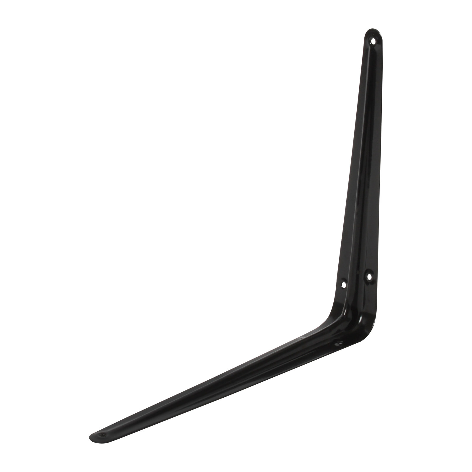 Ménsula de Acero Negra 5" x 6" - Paquete 12 Piezas