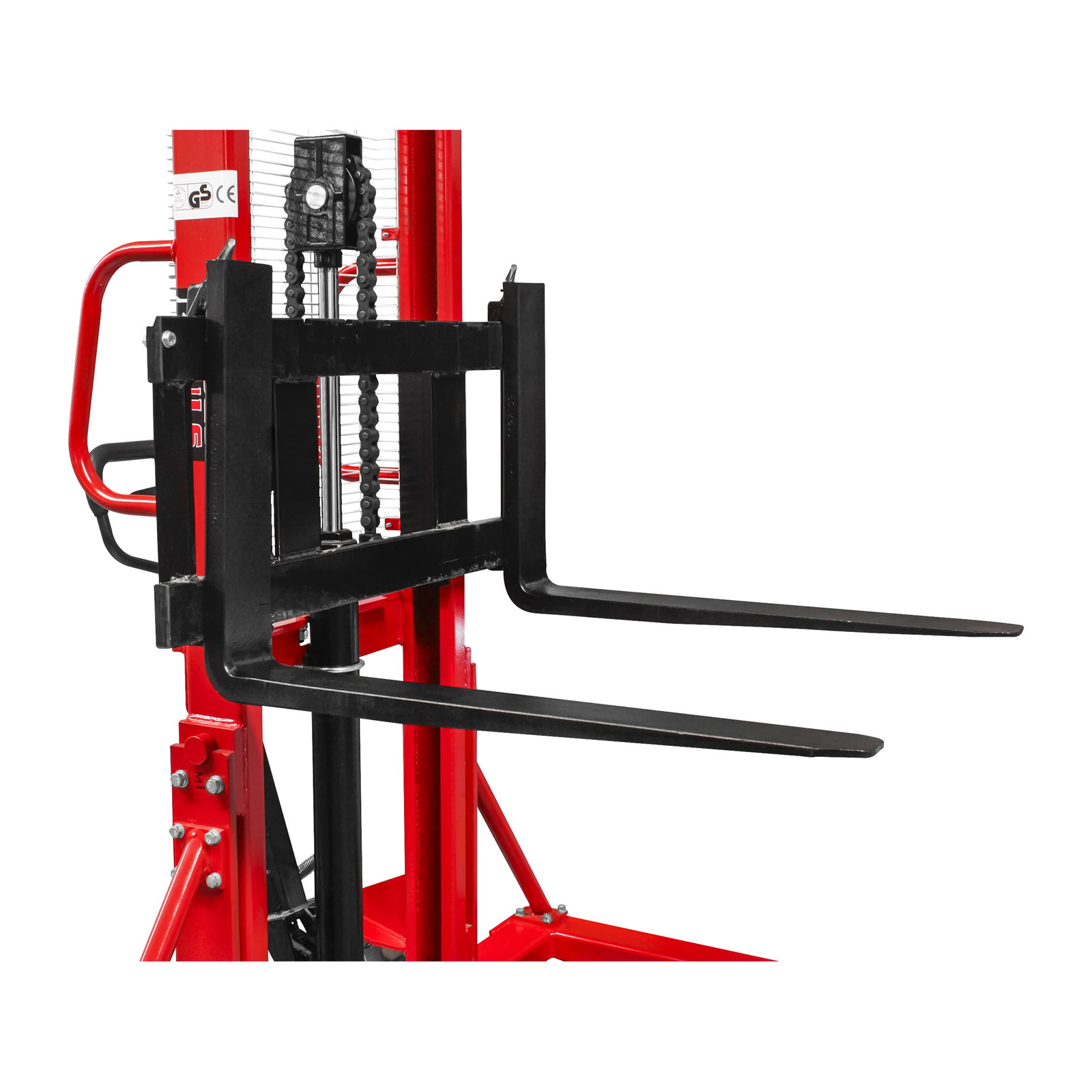 Apilador Manual 1 t x 1.6 m Pasillo Ancho - Imagen 4