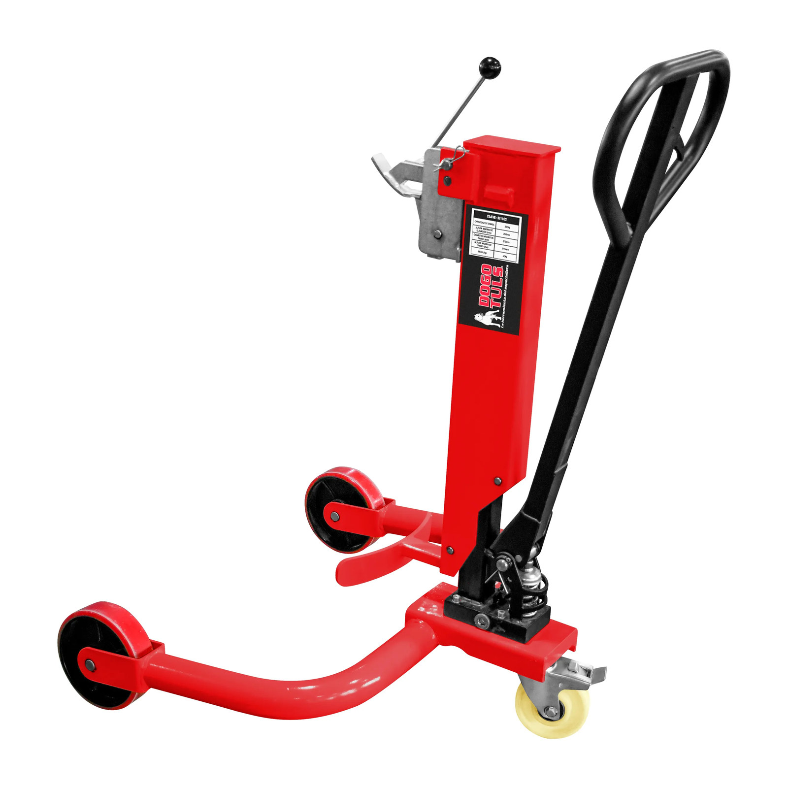 Cargador de tambos hidráulico 300 kg 200 L - Imagen 2