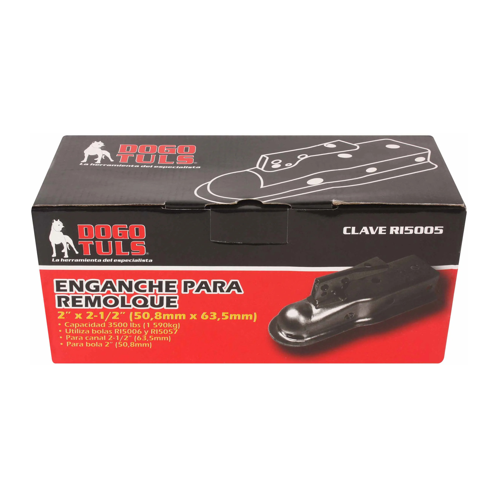 Enganche de remolque 2" x 2-1/2" 3500 lbs - Imagen 4