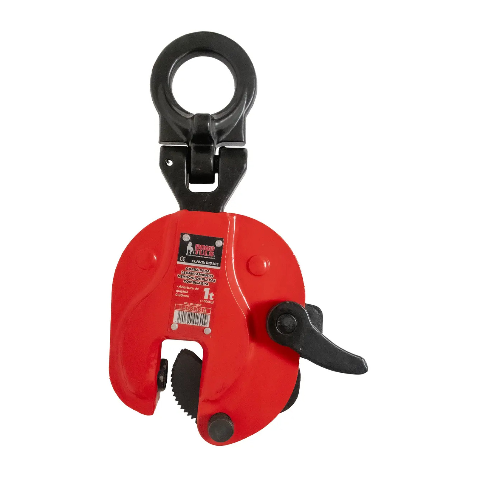 Garra para Placa Vertical con Bisagra 1 t - Imagen 3