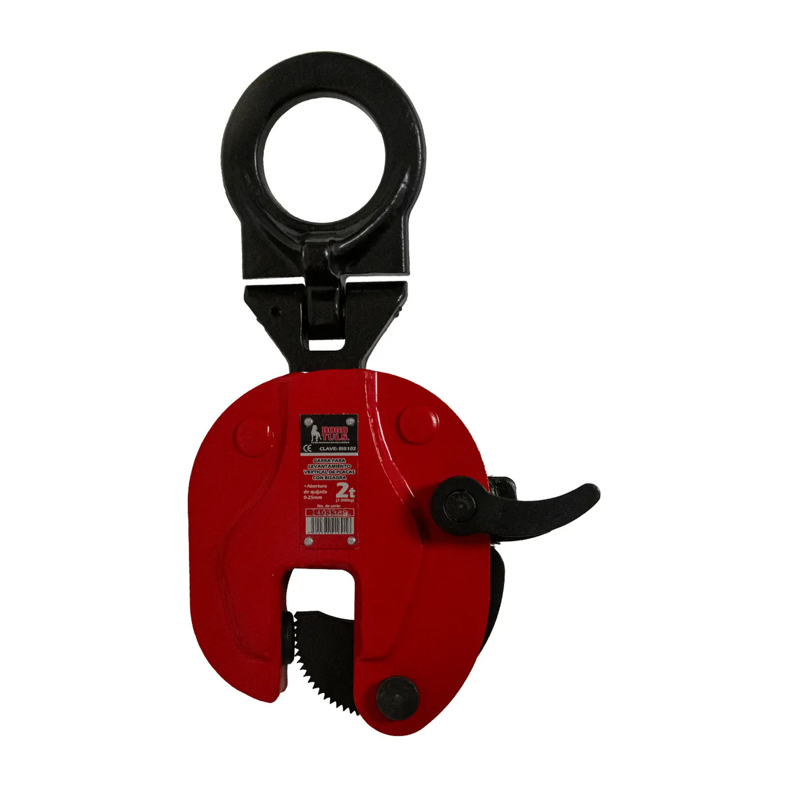 Garra para Placa Vertical con Bisagra 2 t - Imagen 3