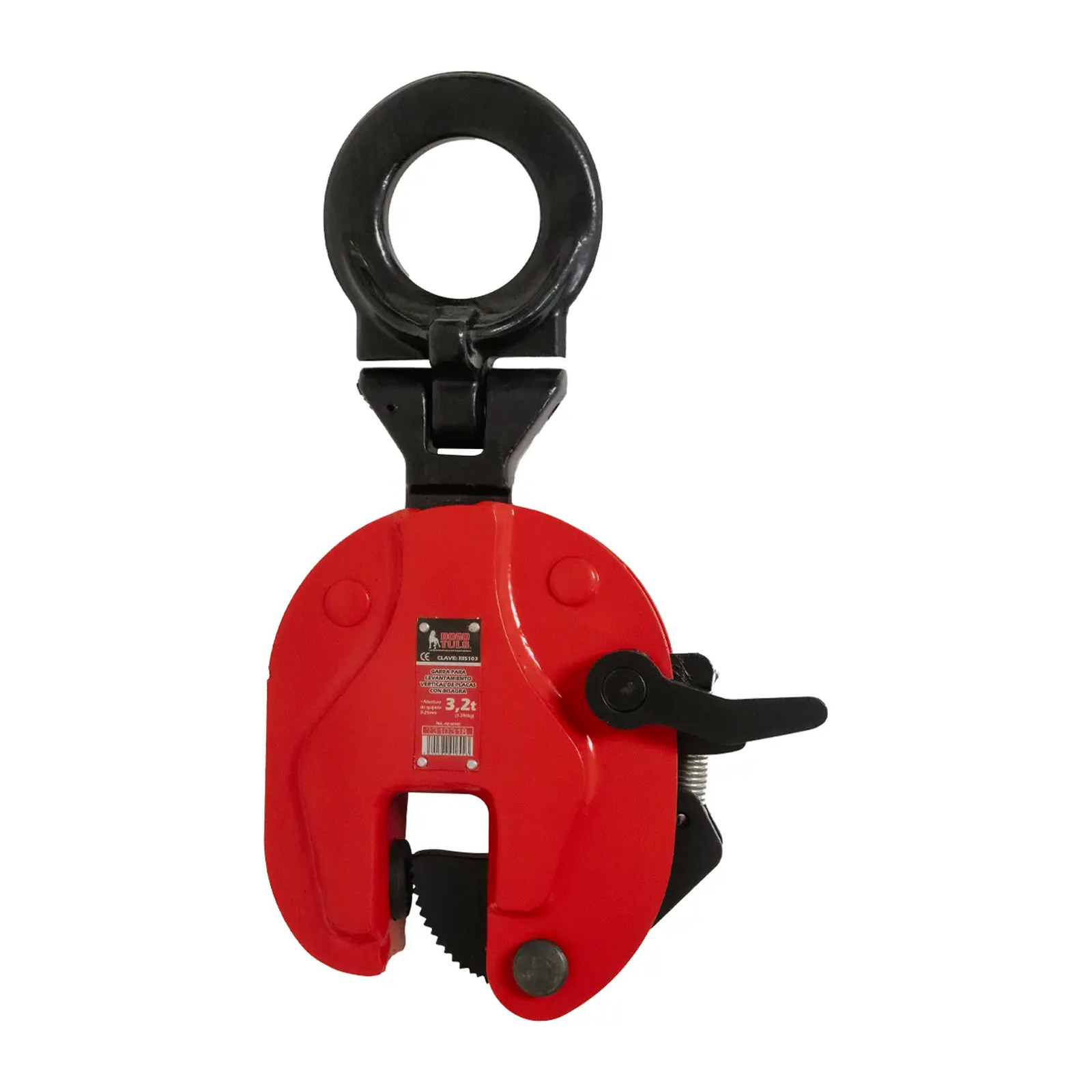 Garra para Placa Vertical con Bisagra 3.2 t - Imagen 3