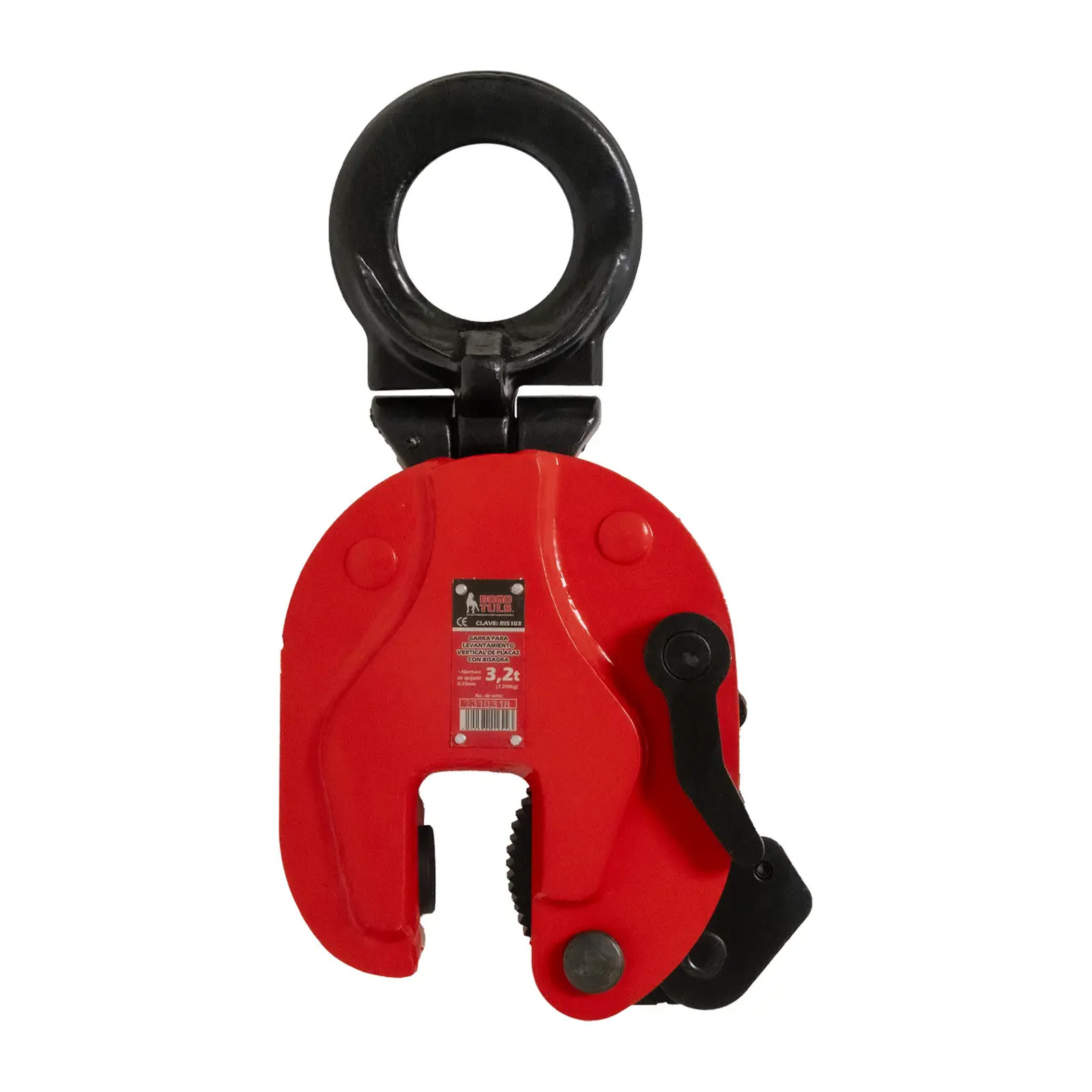 Garra para Placa Vertical con Bisagra 3.2 t - Imagen 4