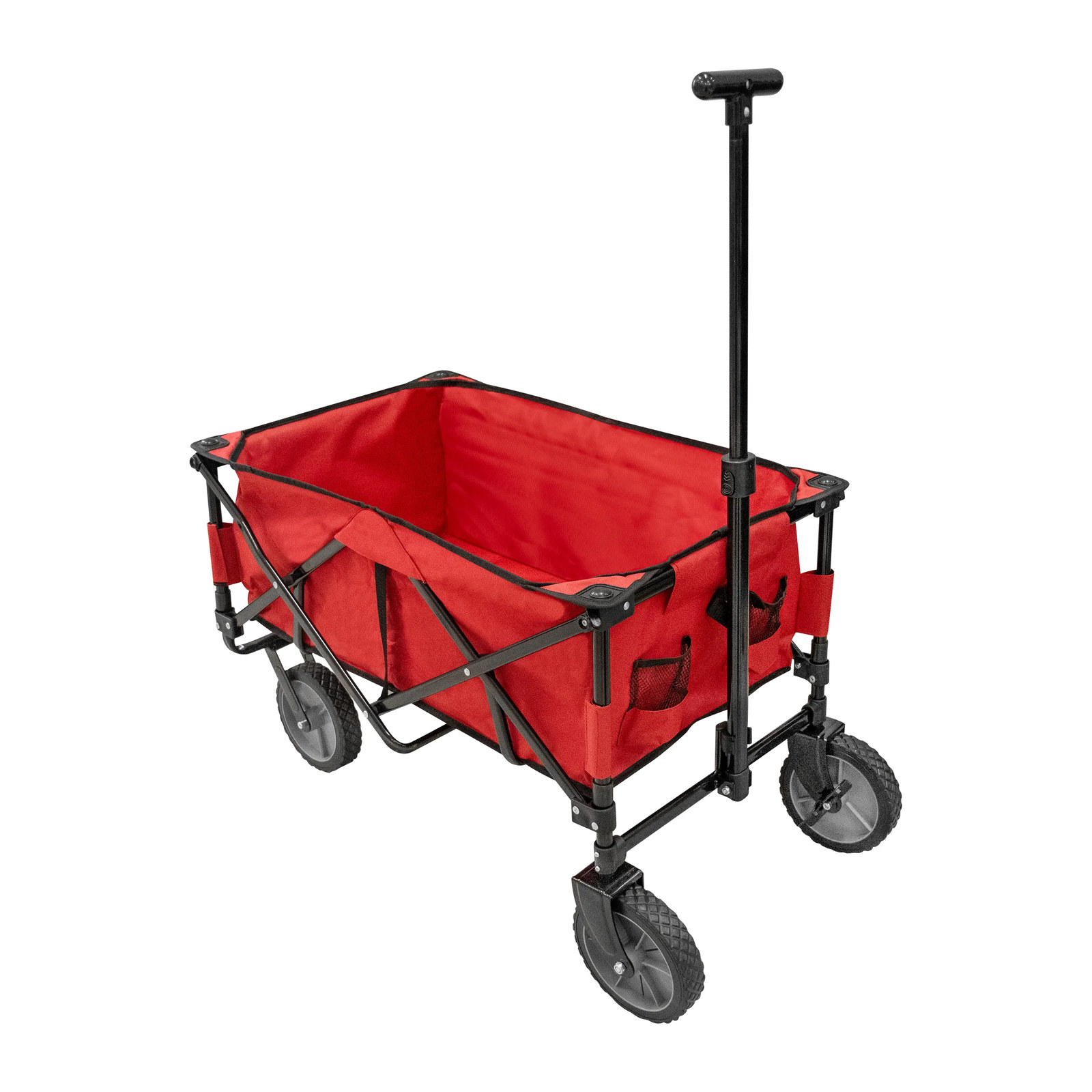 Carrito Vagón Plegable Rojo 80 kg