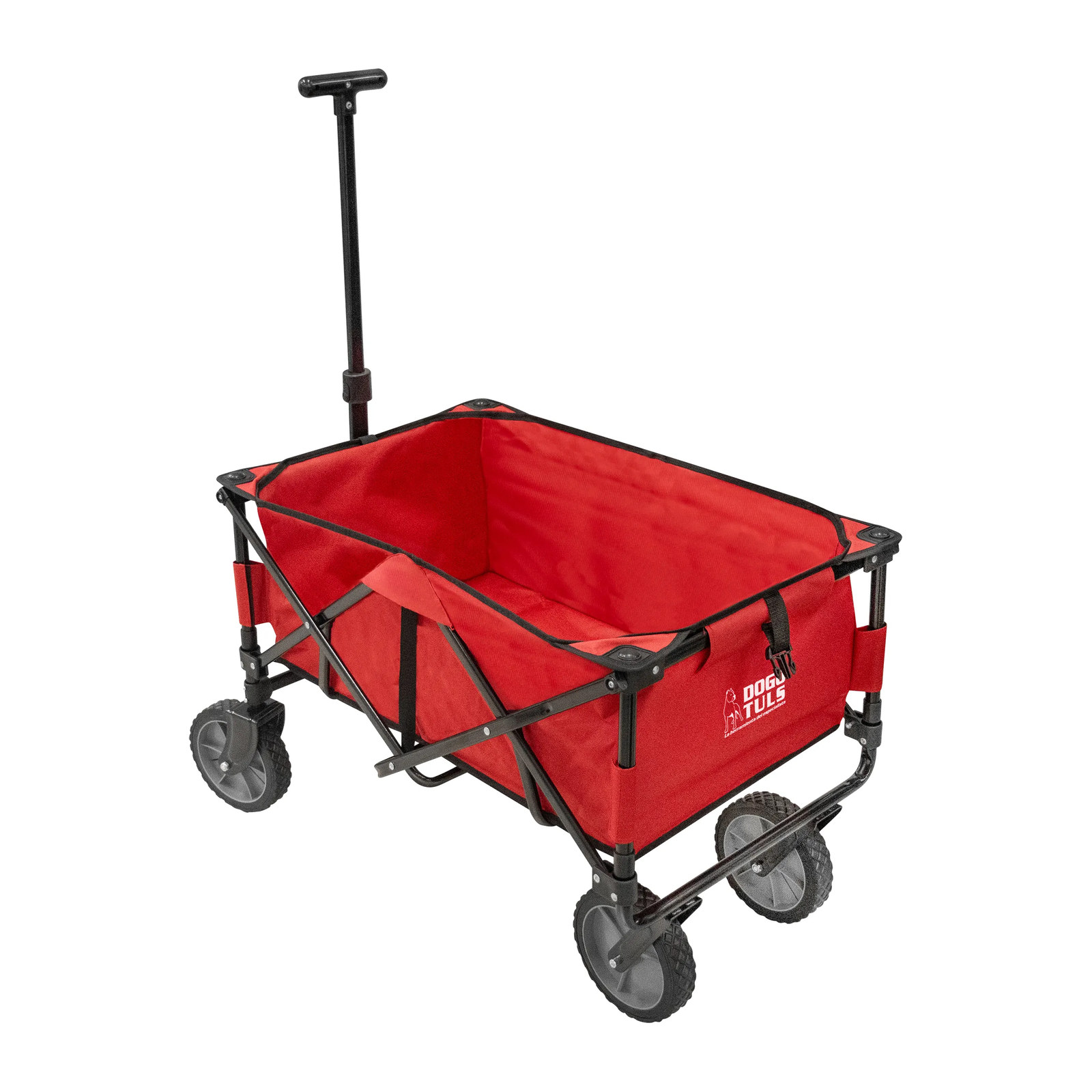 Carrito Vagón Plegable Rojo 80 kg - Imagen 2