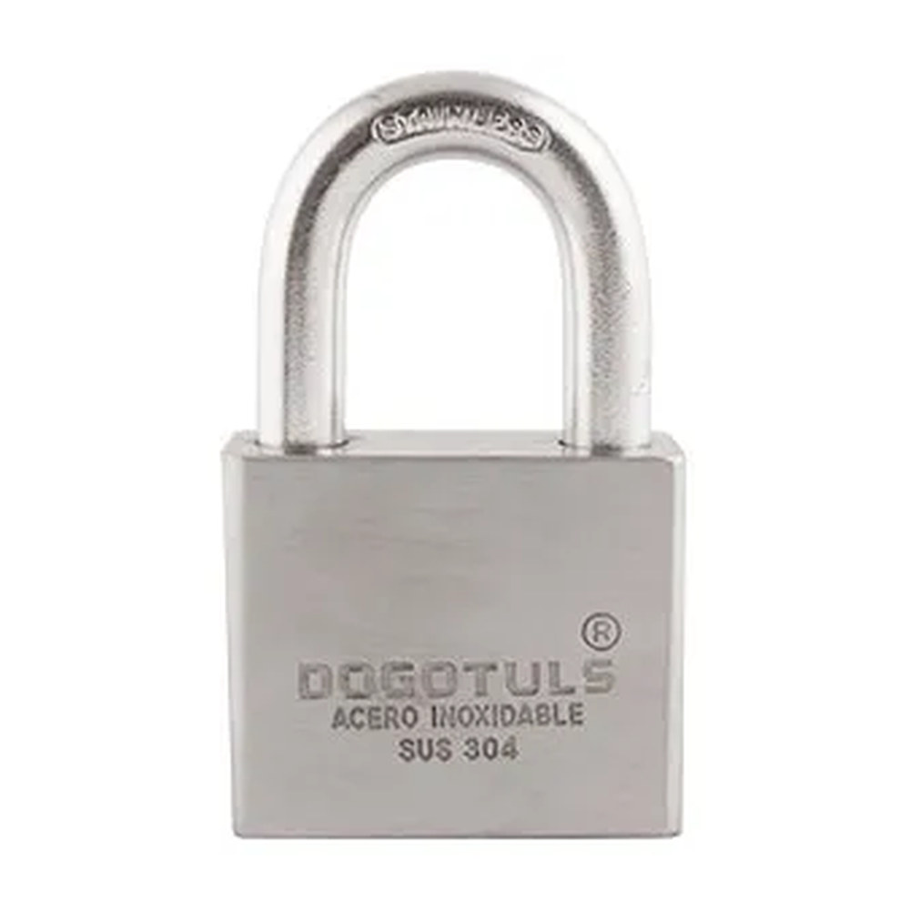 Candado de Acero Inoxidable 50 mm Llave de Puntos - Paquete 3 Piezas