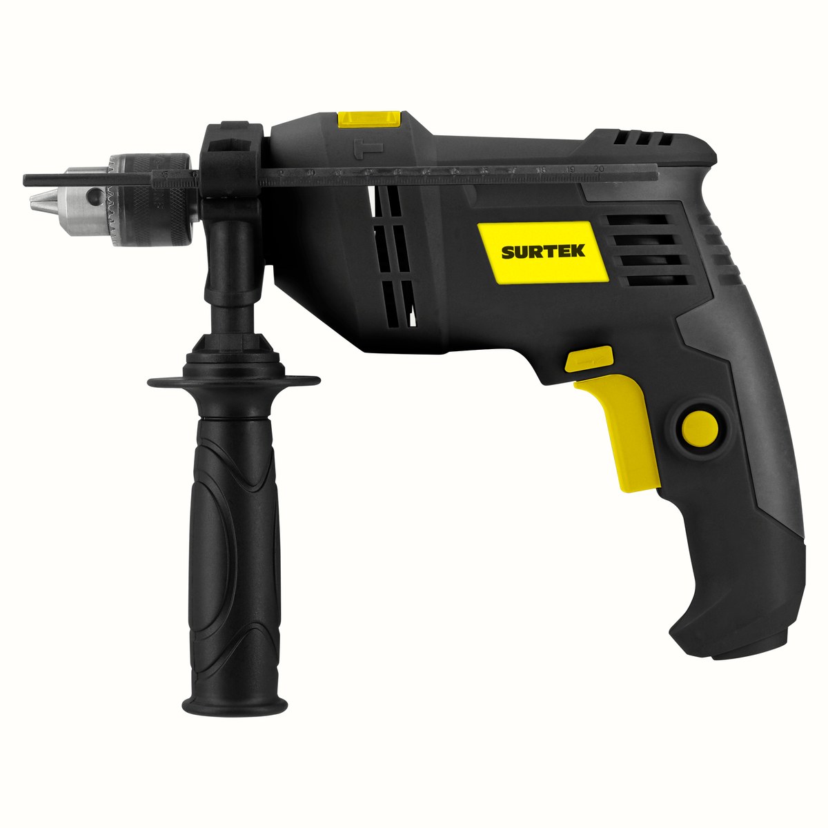 Rotomartillo 1/2" 650 W 127 V, 0 - 3,000 RPM con botón de traba para trabajos continuos Surtek