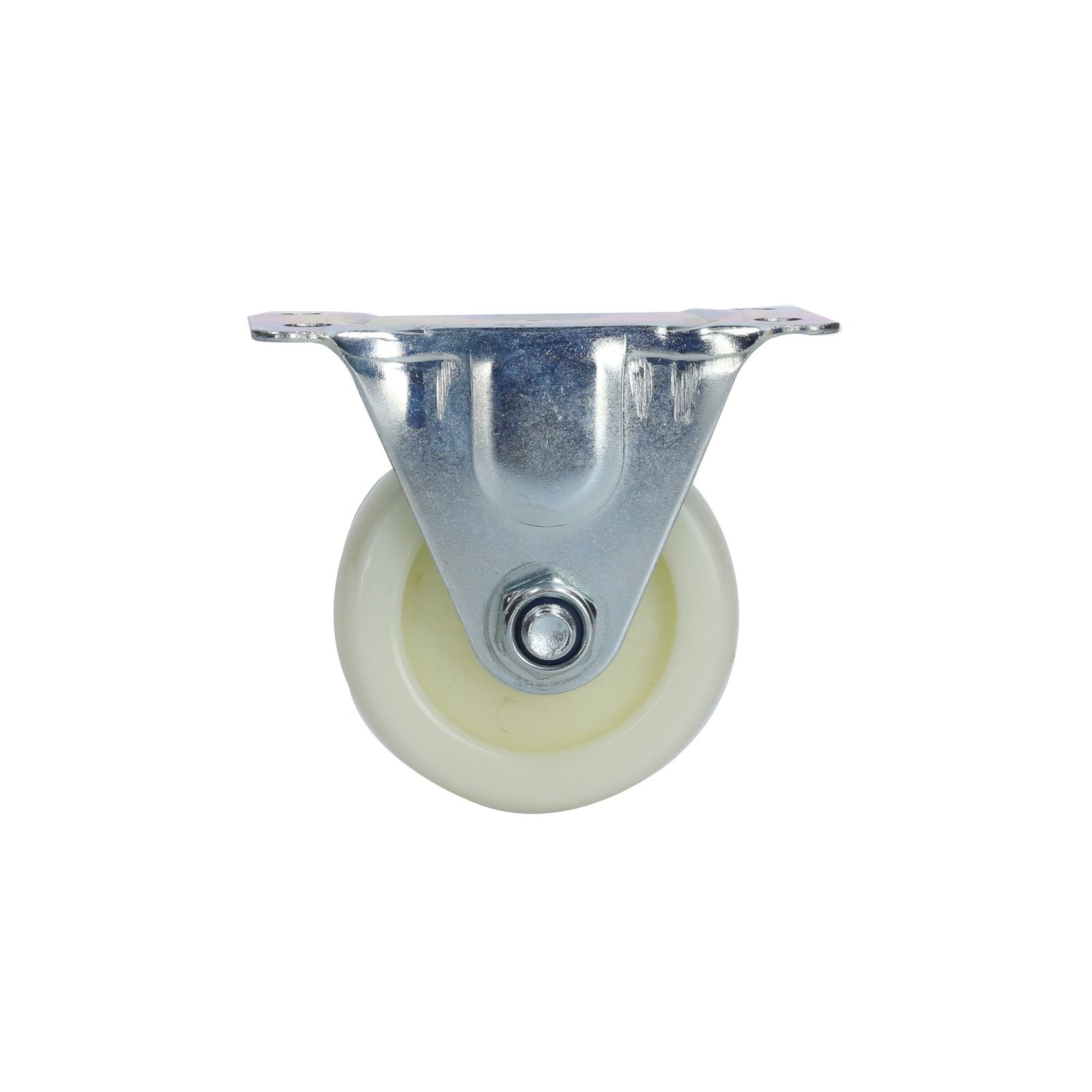 Rodaja de polipropileno blanca fija 3" Surtek - Imagen 3