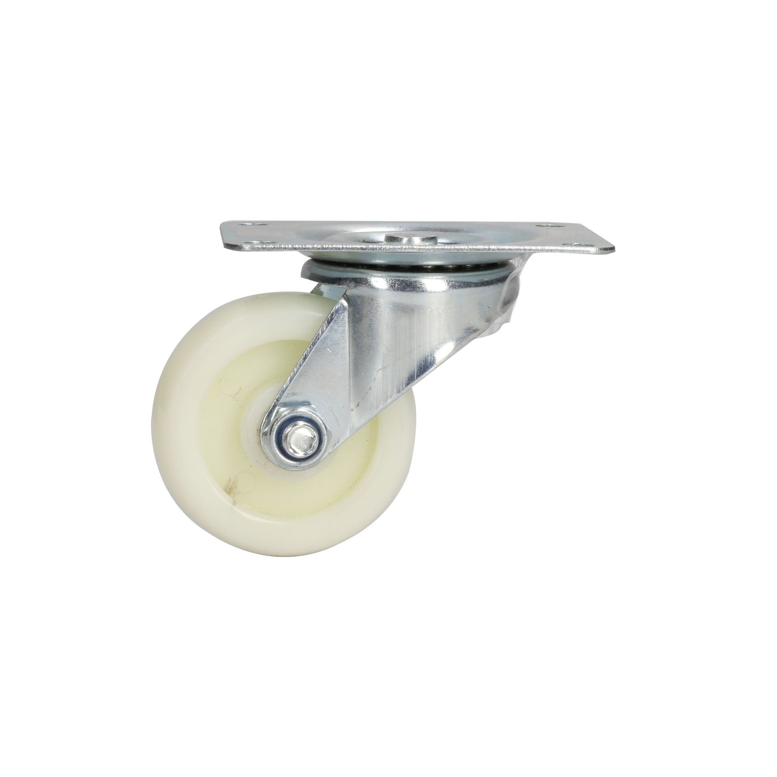 Rodaja de polipropileno blanca giratoria 3" Surtek - Imagen 3