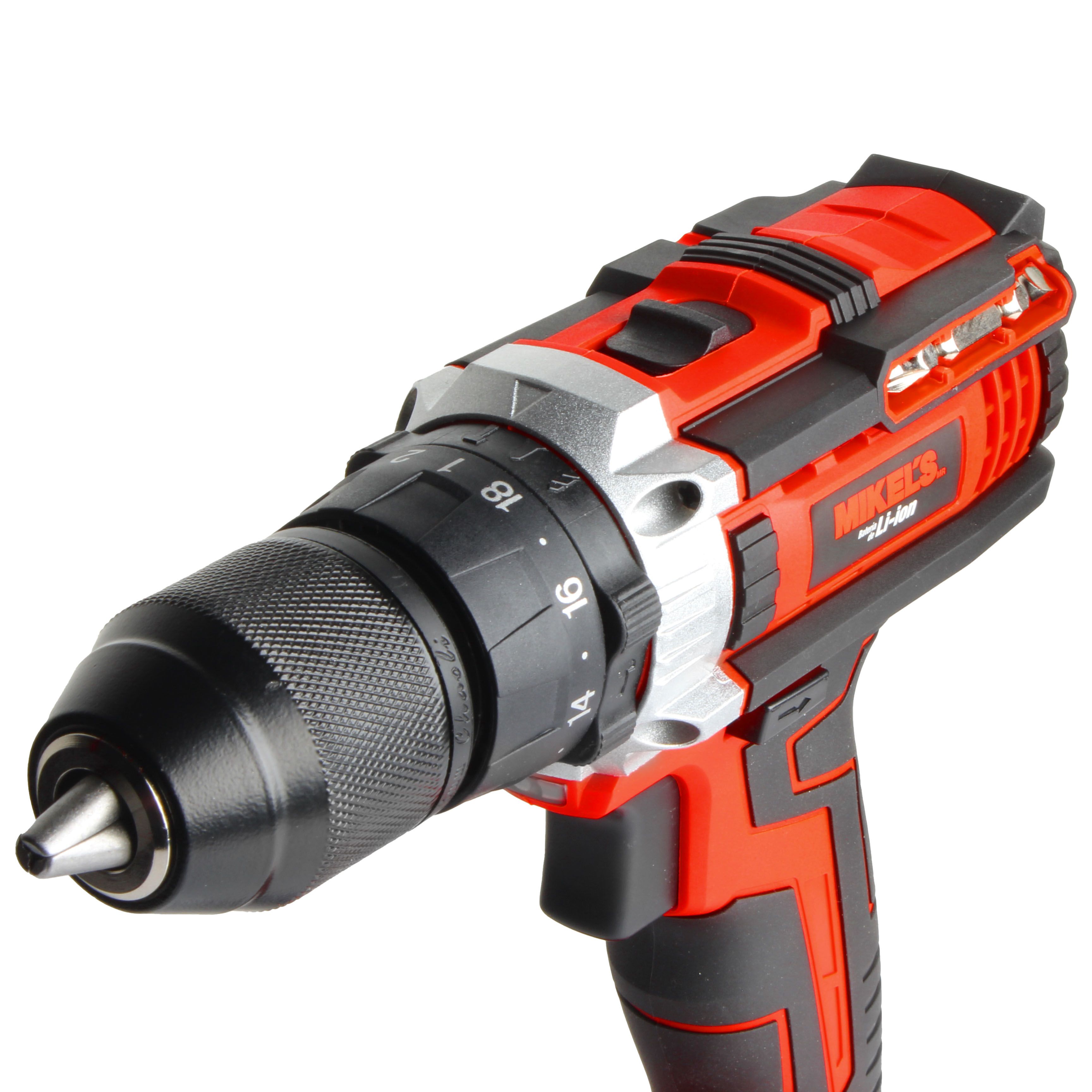 MIKELS ROIC-220 Rotomartillo inalámbrico (2x20 V) con 64 accesorios - Imagen 3