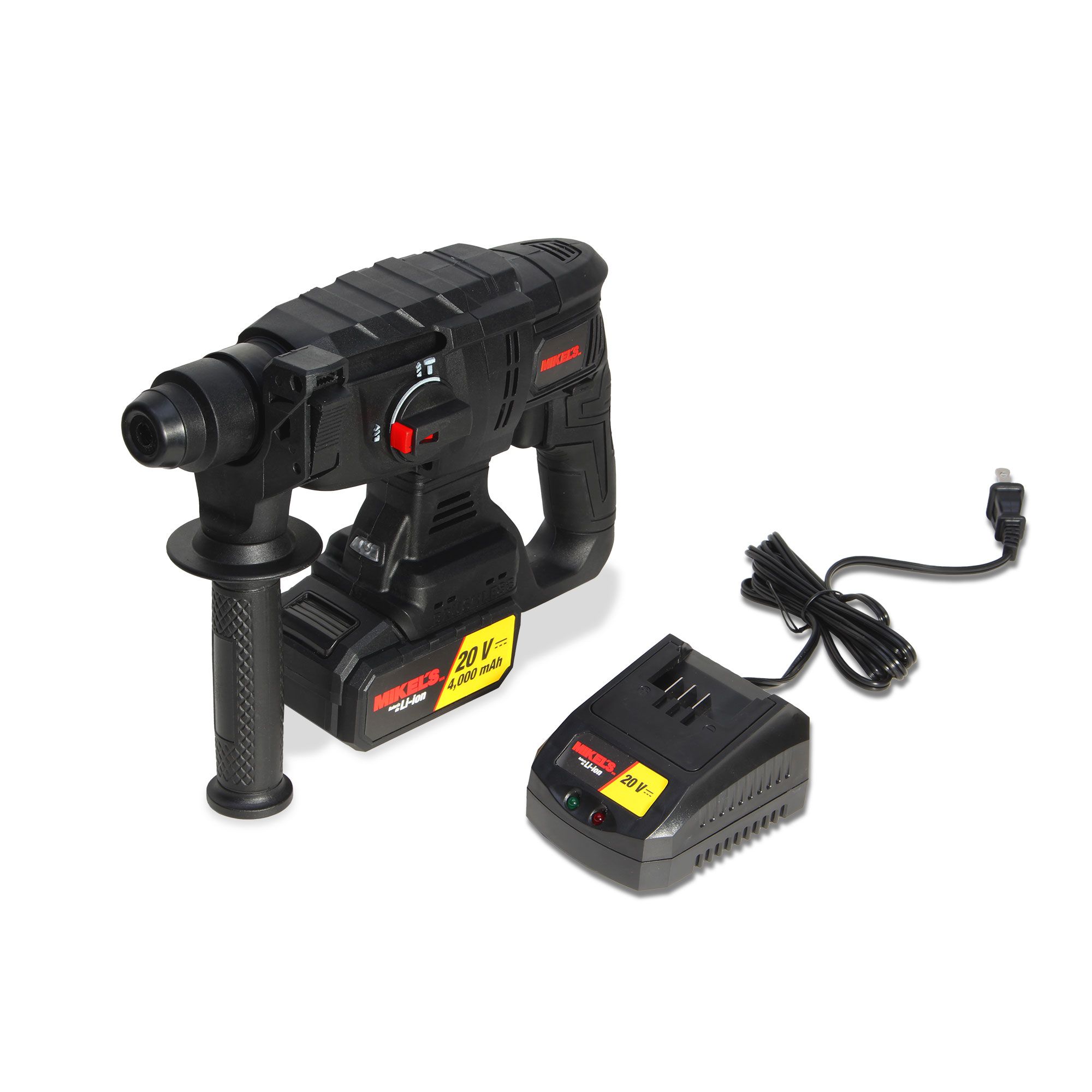 MIKELS ROTISDS-20 Rotomartillo inalámbrico industrial Sds Plus (20 V) - Imagen 2