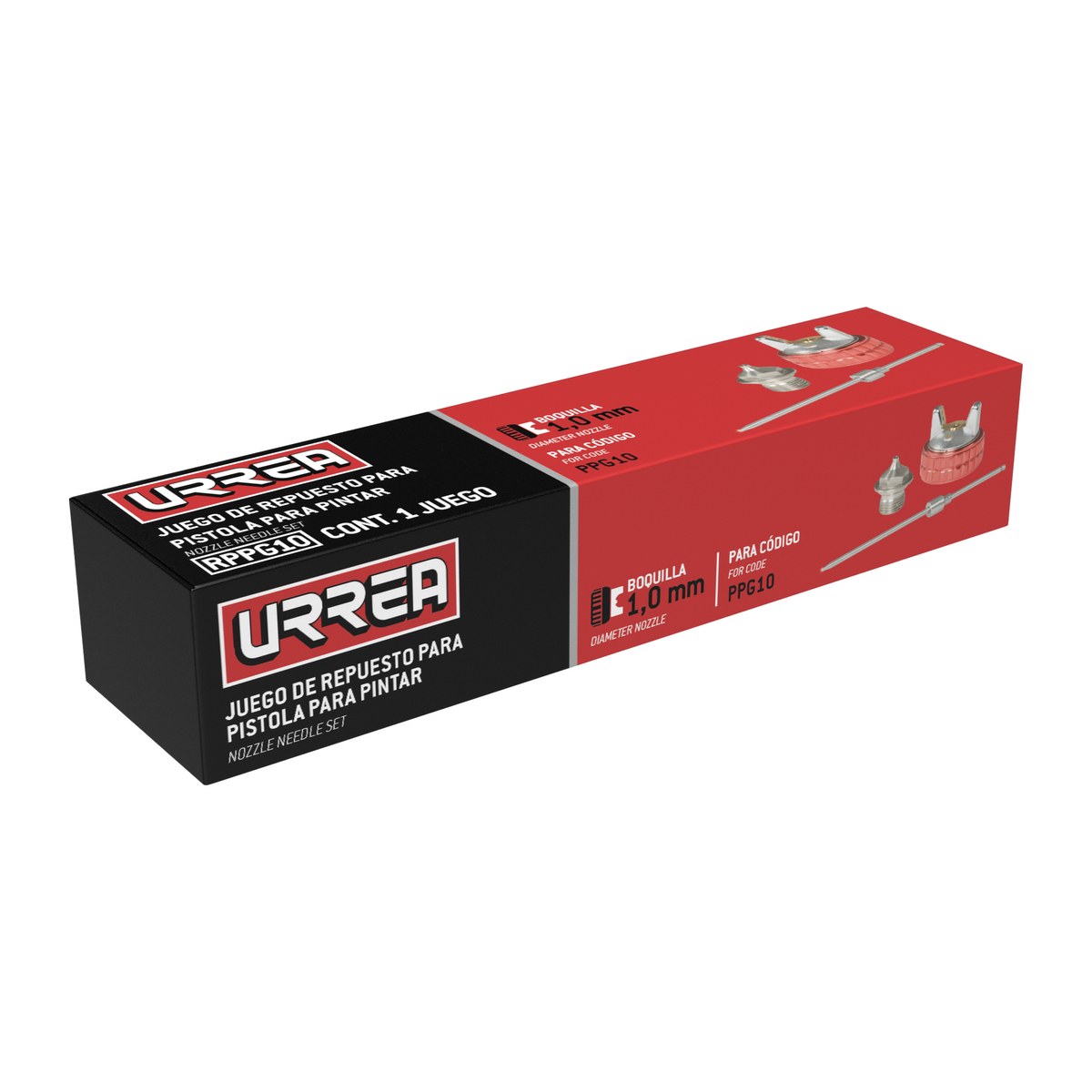 Repuestos de pistola para pintar PPG10, 22 PSI Urrea - Imagen 2