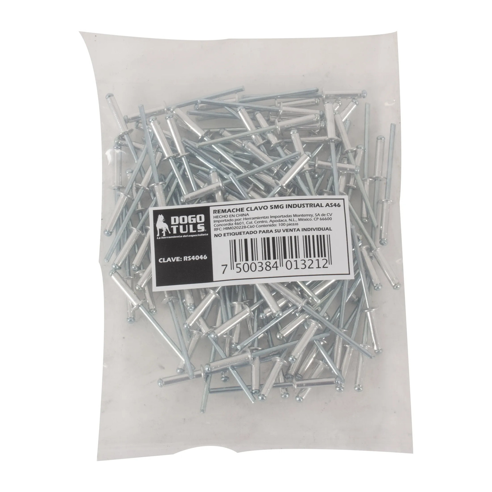 Remache Clavo 5MG AS46 (1/8" x 3/8") - Imagen 3
