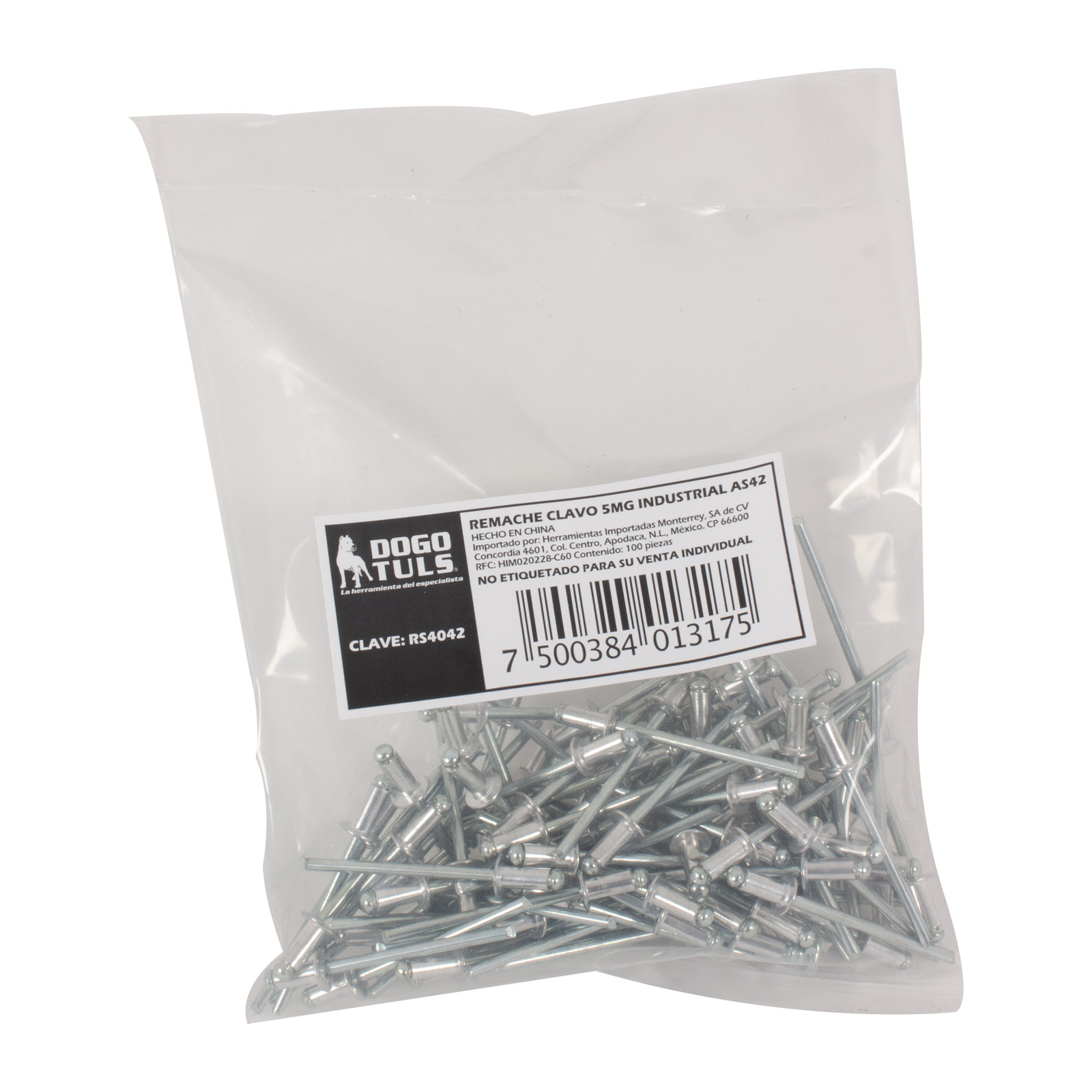 Remache Clavo 5MG AS52 (5/32" x 1/8") - Imagen 3