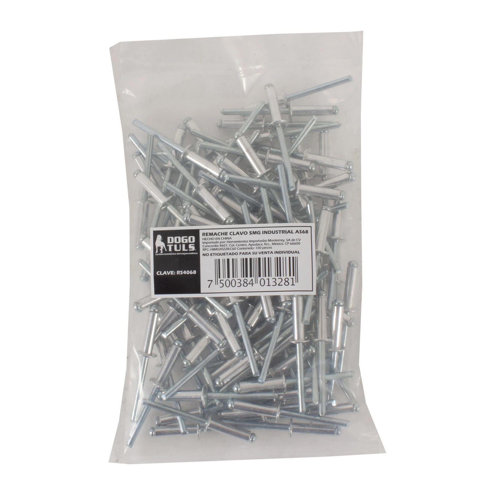 Remache Clavo 5MG AS68 (3/16" x 1/2") - Imagen 3