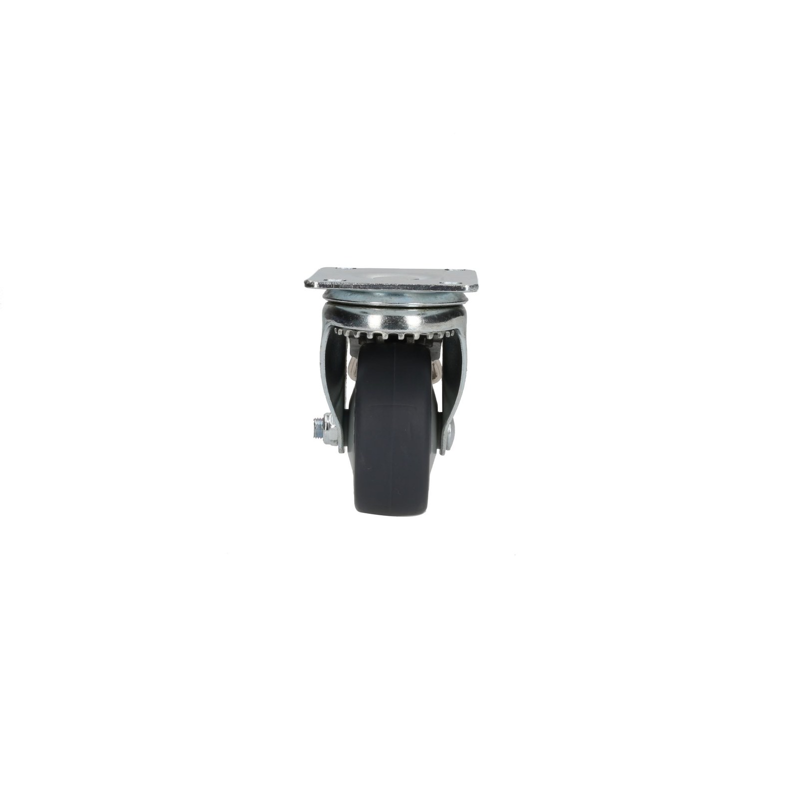 Rodaja de TPR gris giratoria con freno 3" Surtek - Imagen 2