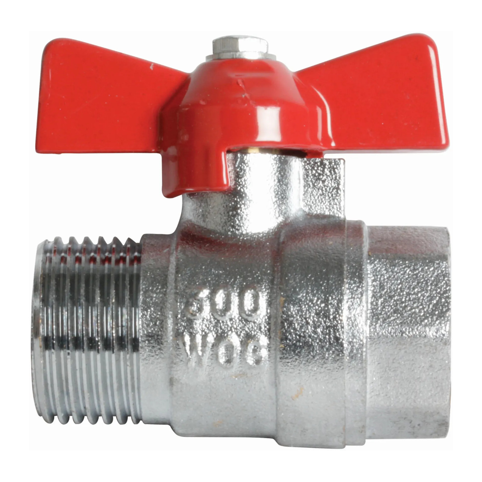 Llave Estopero de Esfera 1/2" x 7/8" sin Tuerca - Paquete 10 Piezas
