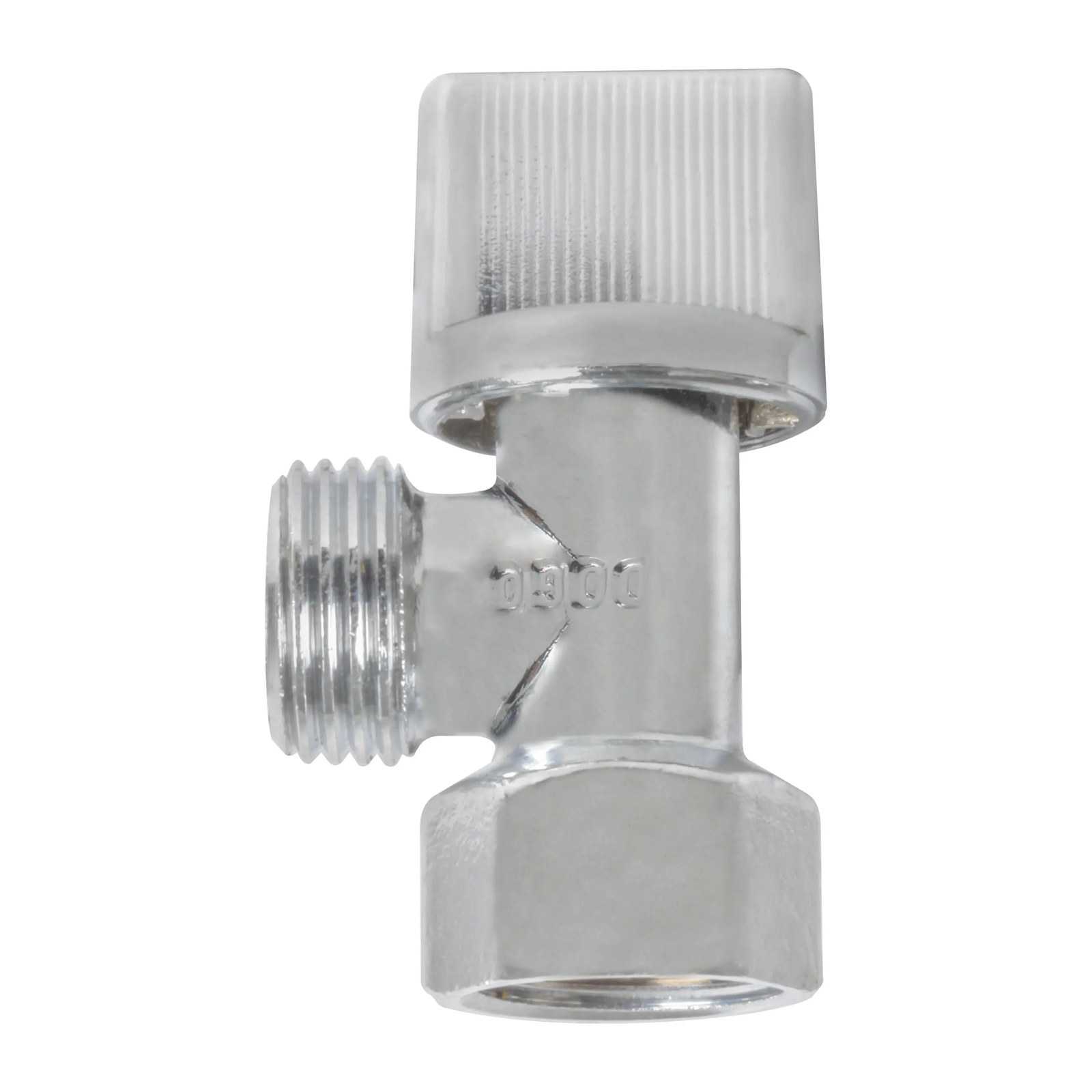 Llave Control 90° 1/2" x 1/2" Lavabo Cromada - Paquete 10 Piezas