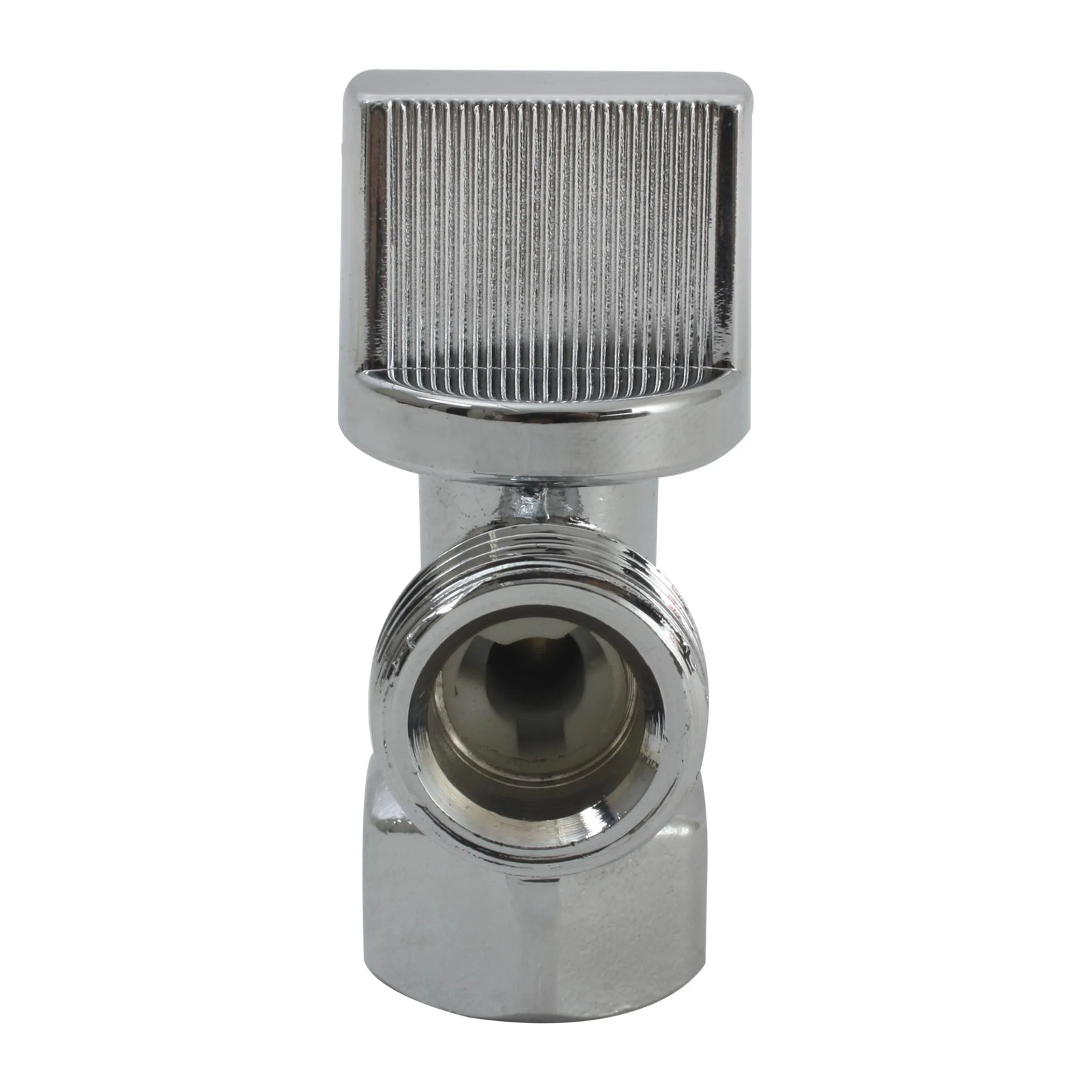 Llave Control 90° 1/2" x 1/2" Lavabo Cromada - Imagen 2