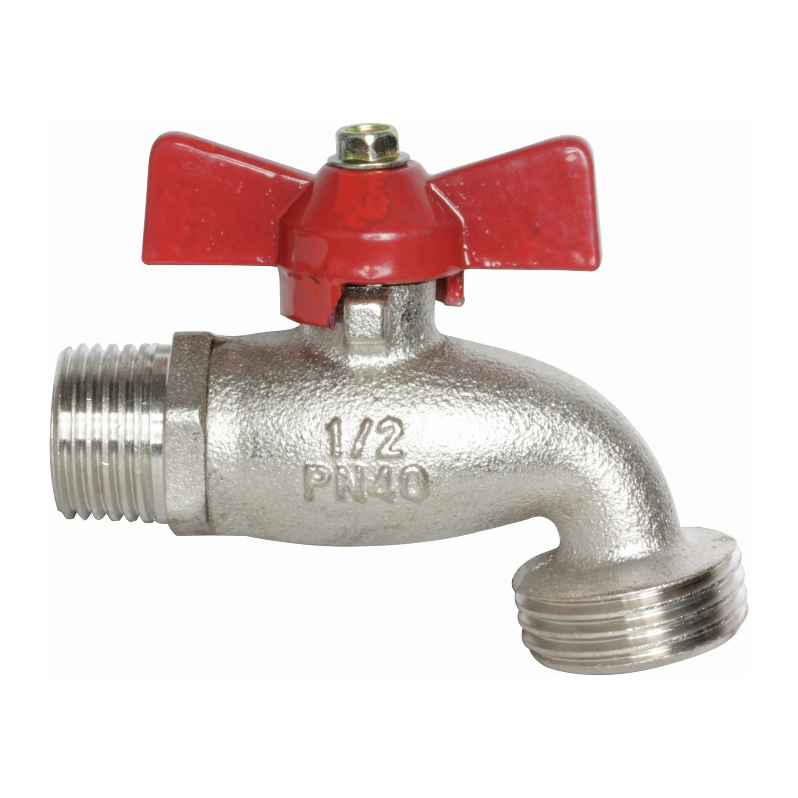 LLAVE ESFERA 90°LATON ROSCA MANGUERA 1/2