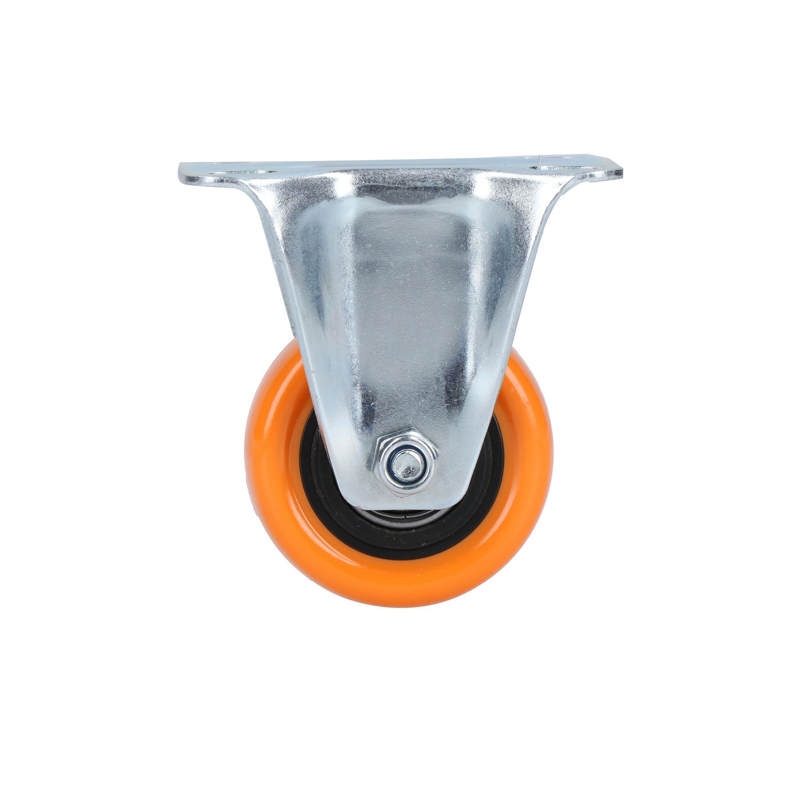 Rodaja de PVC naranja fija 2" Surtek - Imagen 4