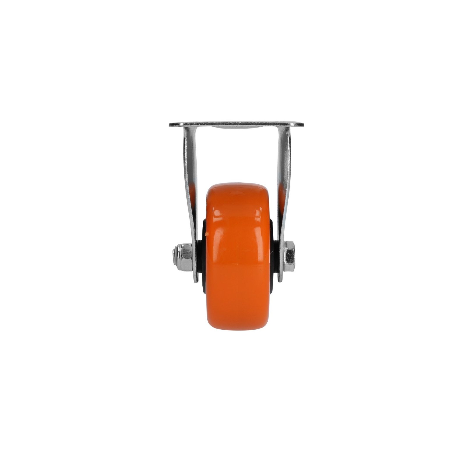 Rodaja de PVC naranja fija 3" Surtek - Imagen 2
