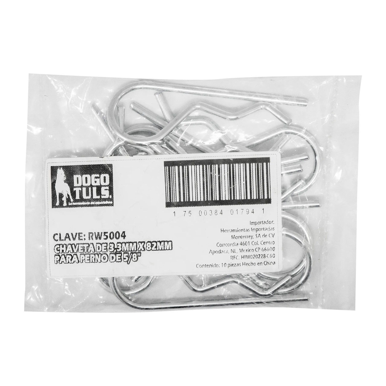 Chaveta de 3.3 mm x 82 mm para Perno de 5/8" - Imagen 4